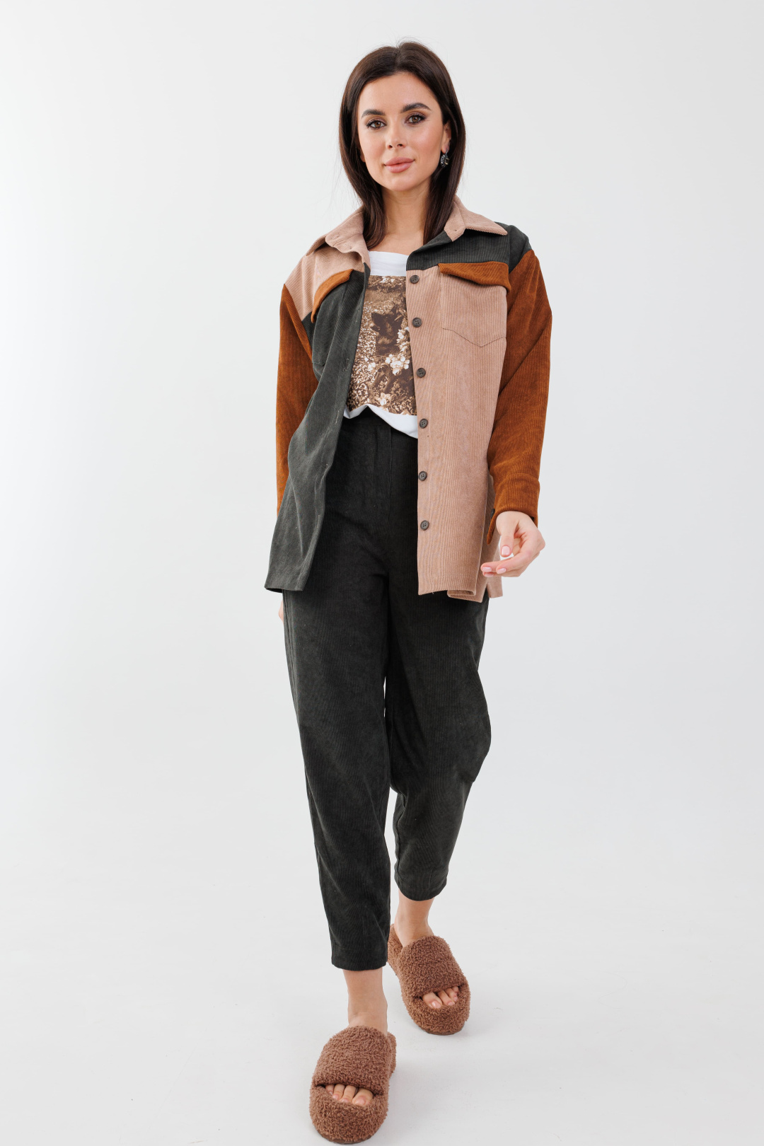 Рубашка ANELLI LAUREL 1748 оттенки леса - фото 4