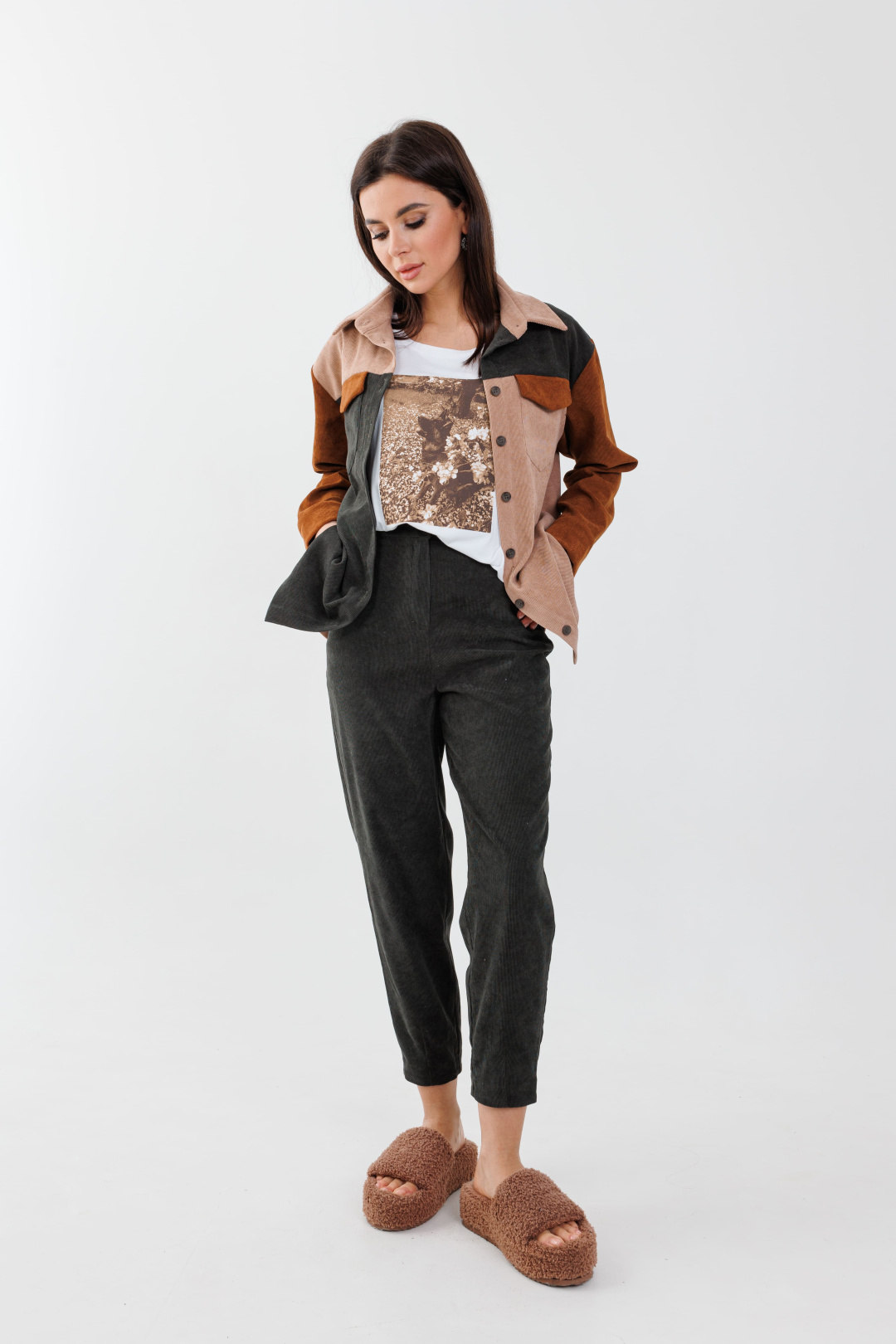 Рубашка ANELLI LAUREL 1748 оттенки леса - фото 6