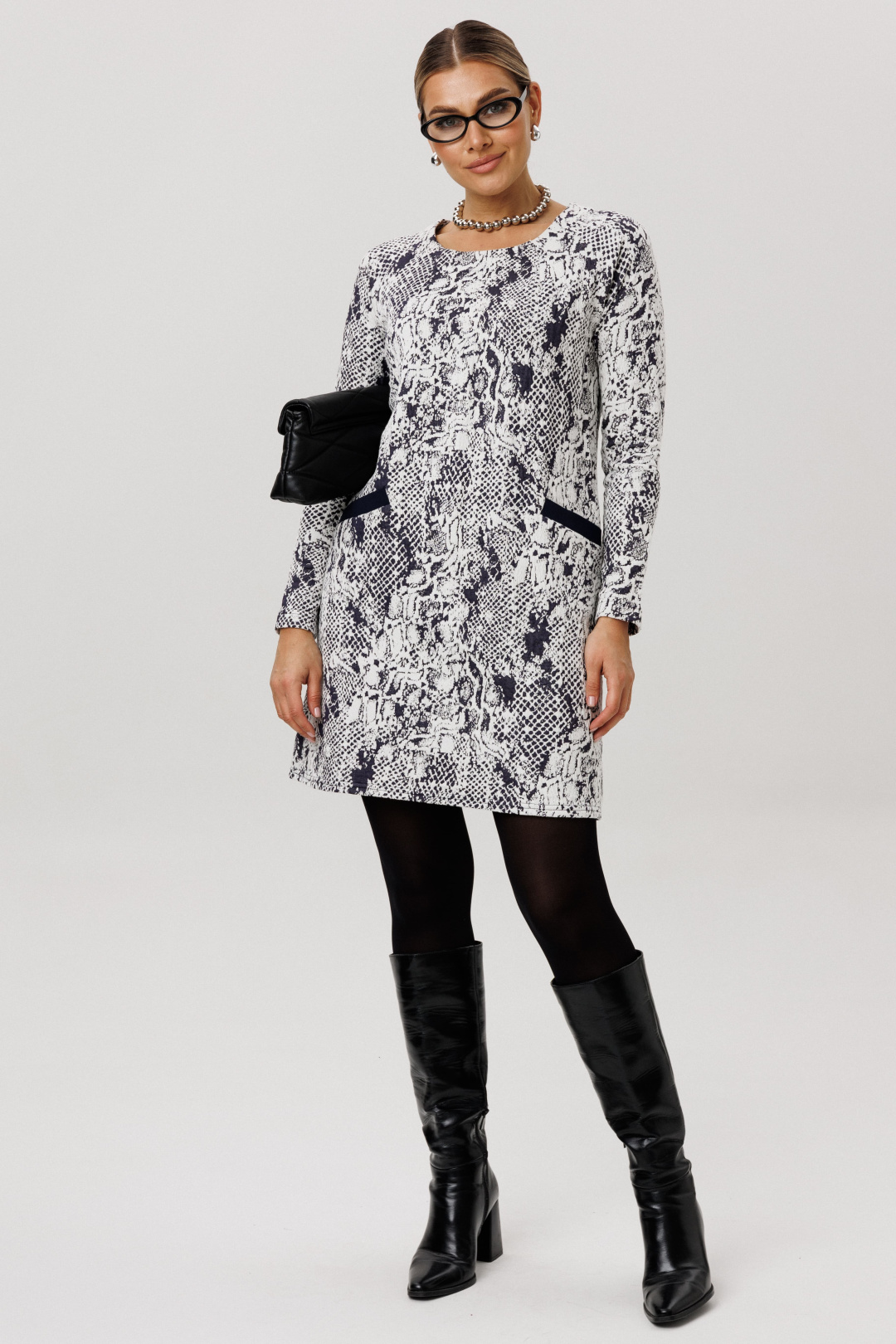 Платье ANELLI LAUREL 1750 белая змея