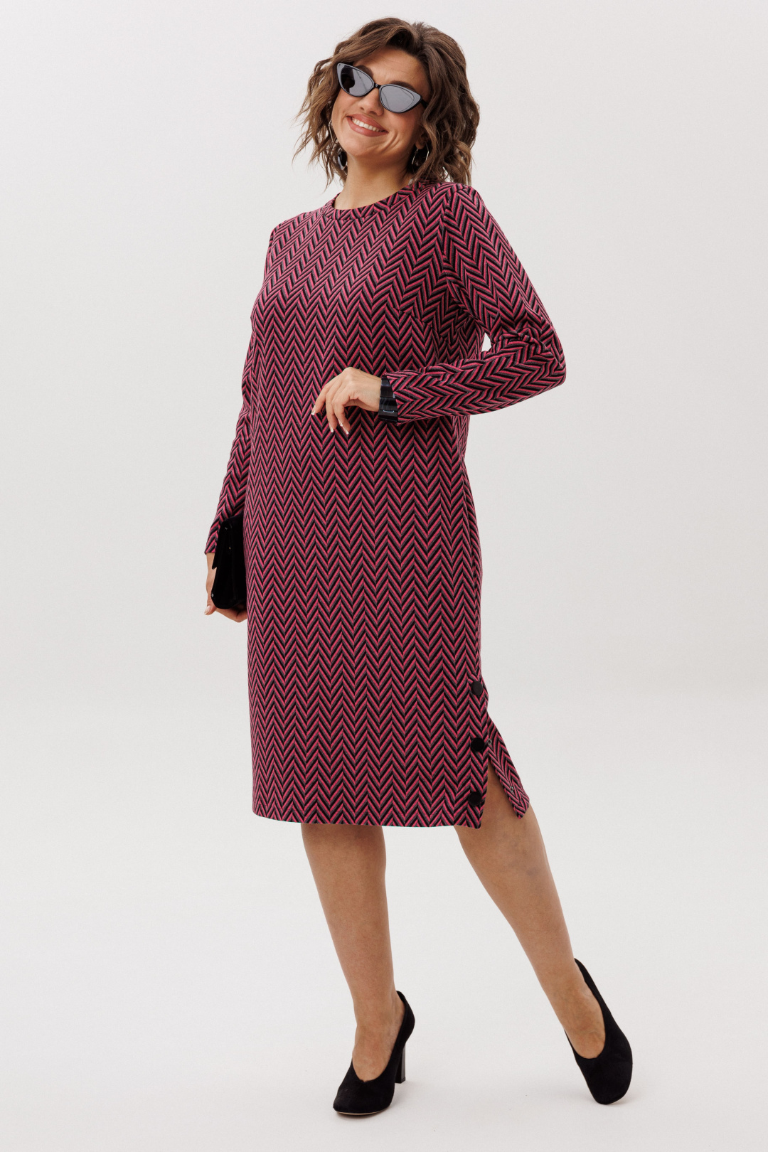 Платье ANELLI LAUREL 1755-1 рябиновая волна