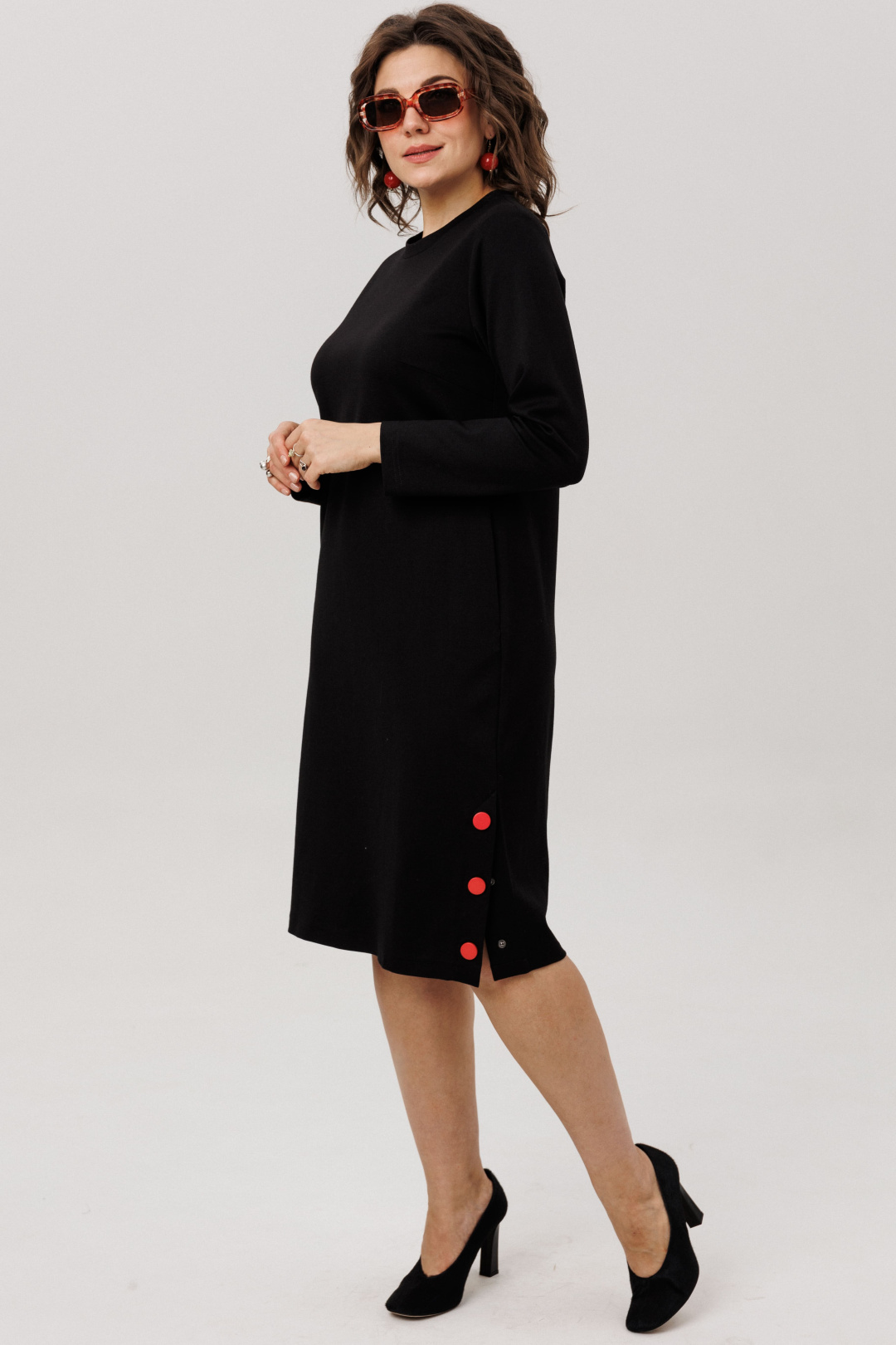 Платье ANELLI LAUREL 1755-2 воронье сердце - фото 4