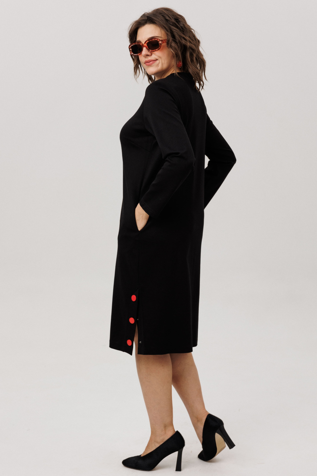 Платье ANELLI LAUREL 1755-2 воронье сердце - фото 6