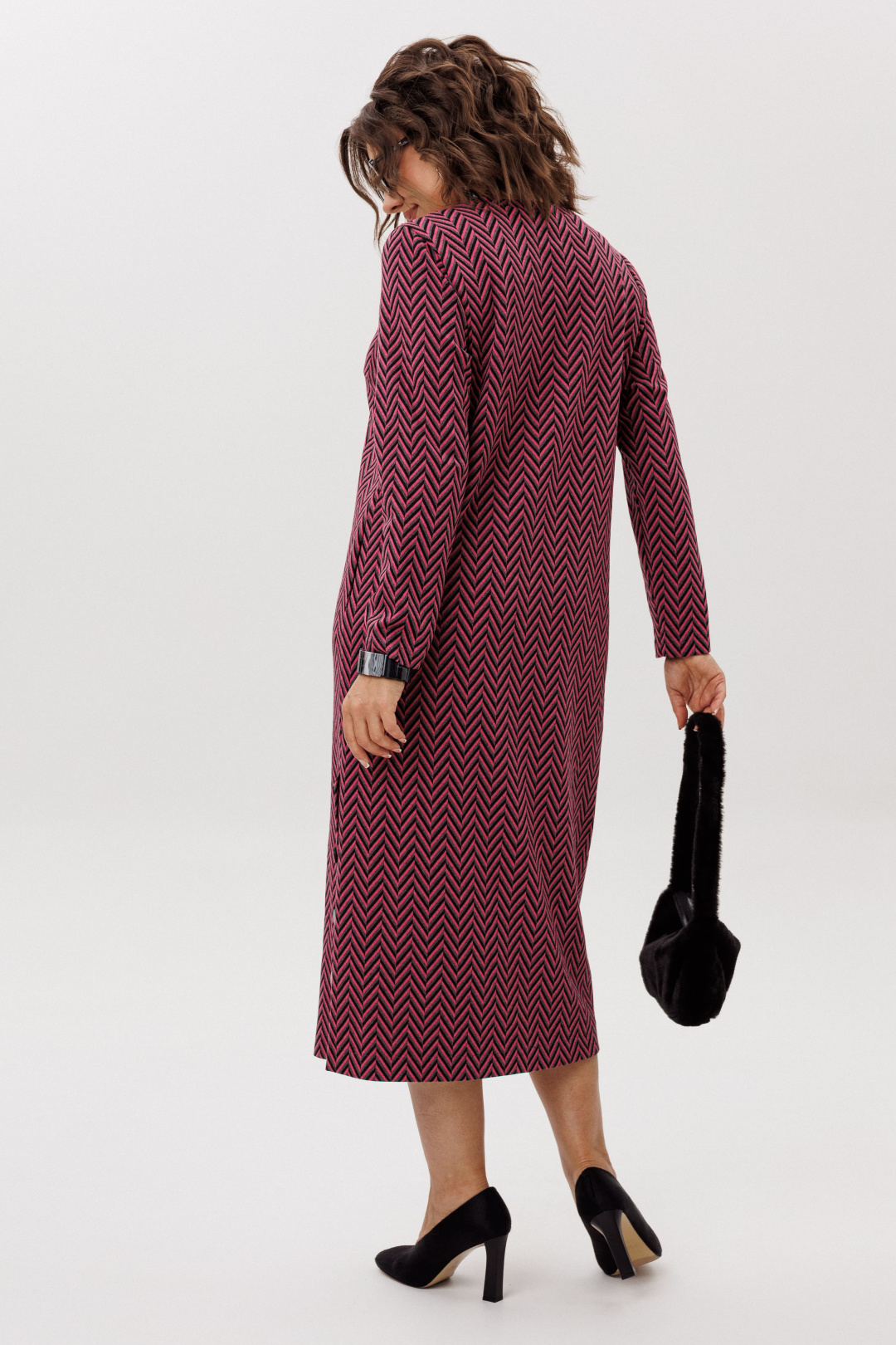 Платье ANELLI LAUREL 1755 рябиновая волна - фото 5