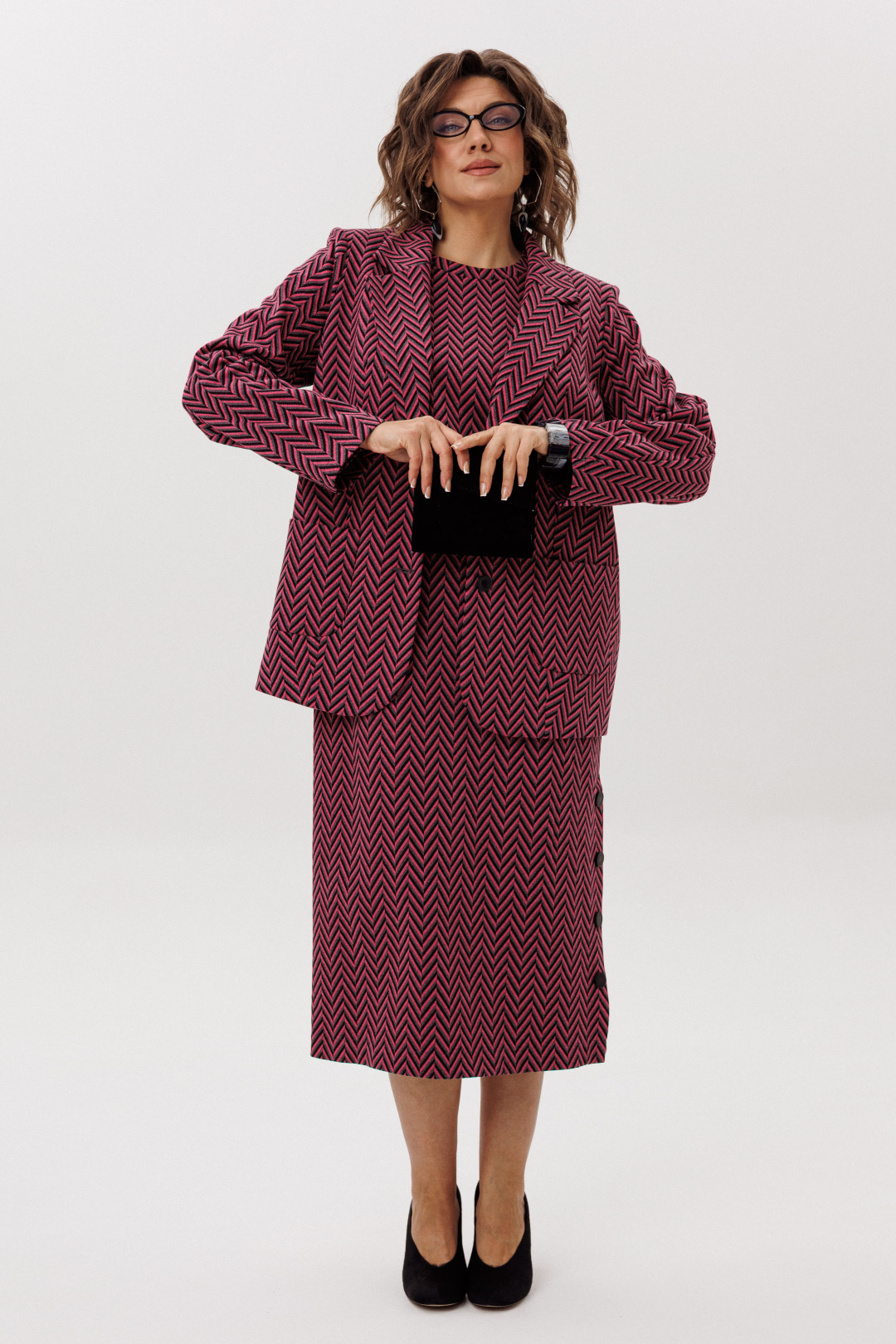 Платье ANELLI LAUREL 1755 рябиновая волна - фото 6