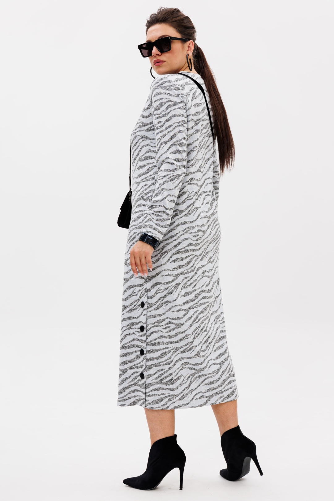 Платье ANELLI LAUREL 1755 серая магия - фото 5