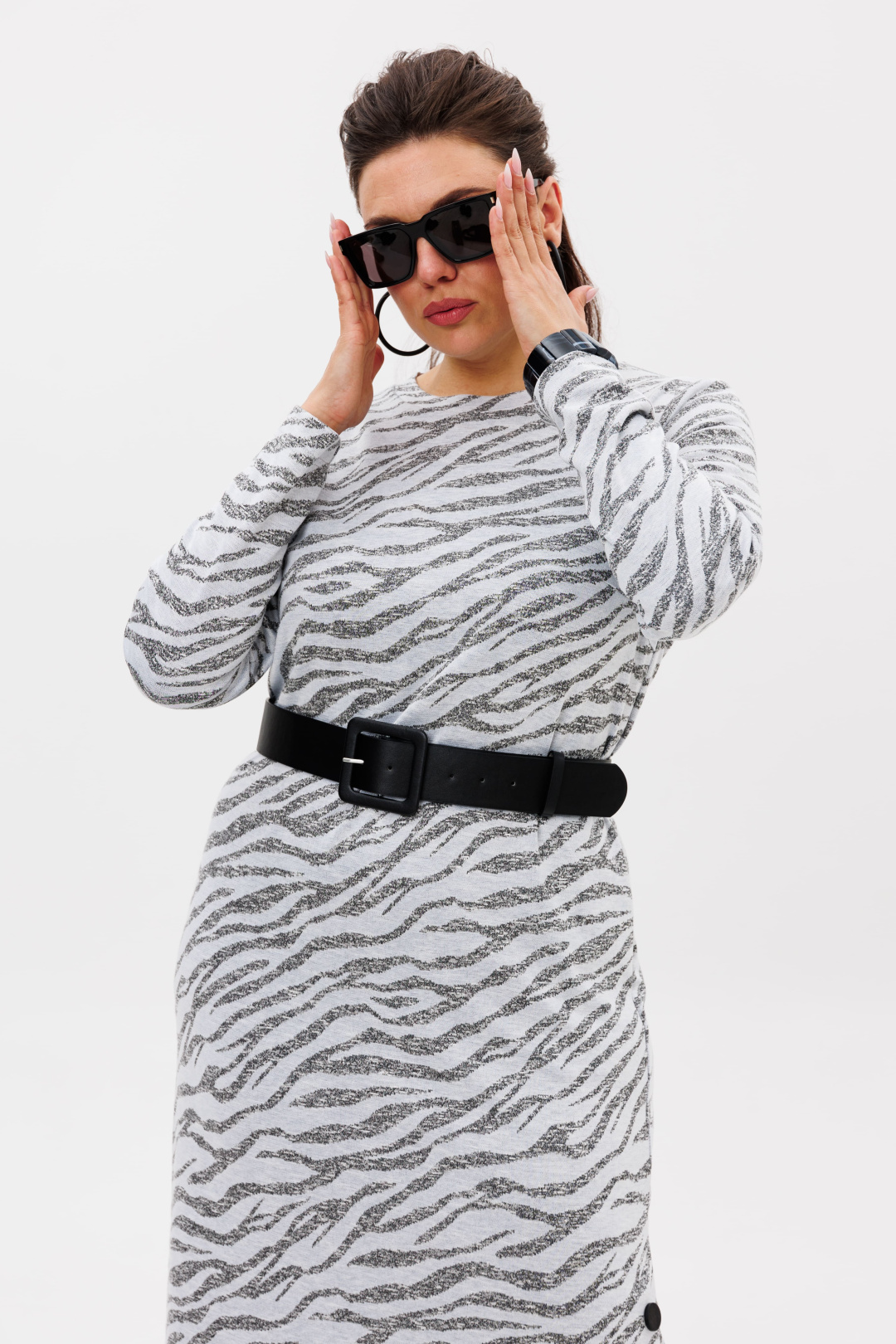 Платье ANELLI LAUREL 1755 серая магия - фото 6