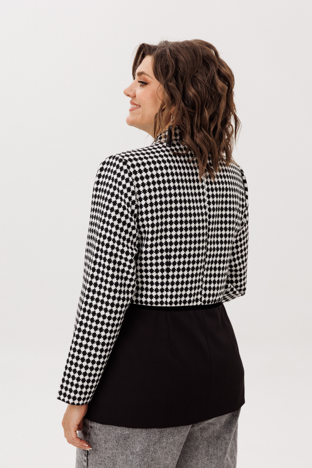 Платье ANELLI LAUREL 1756 ретро монохром - фото 6