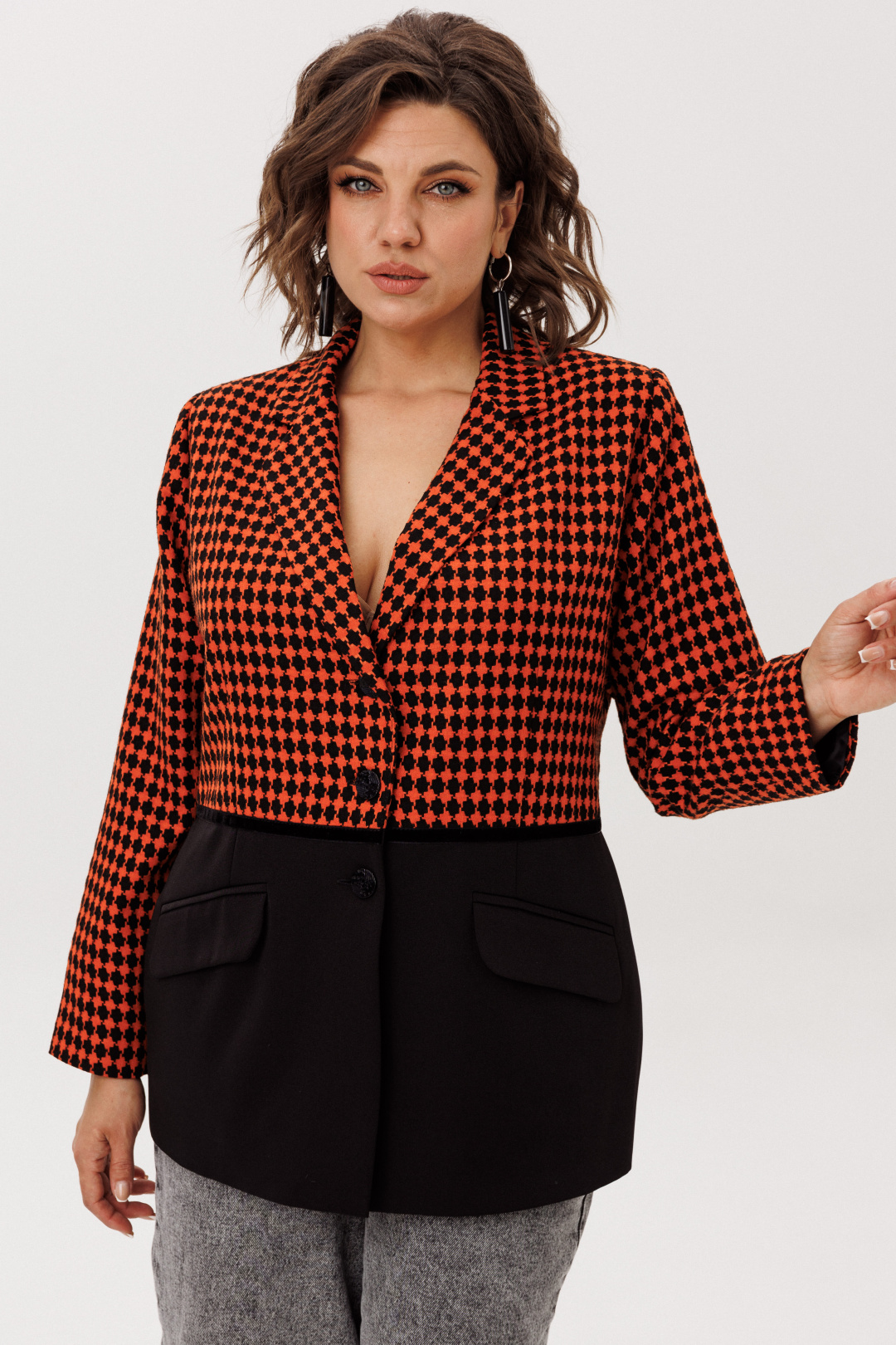 Жакет ANELLI LAUREL 1756 тыквенное ретро