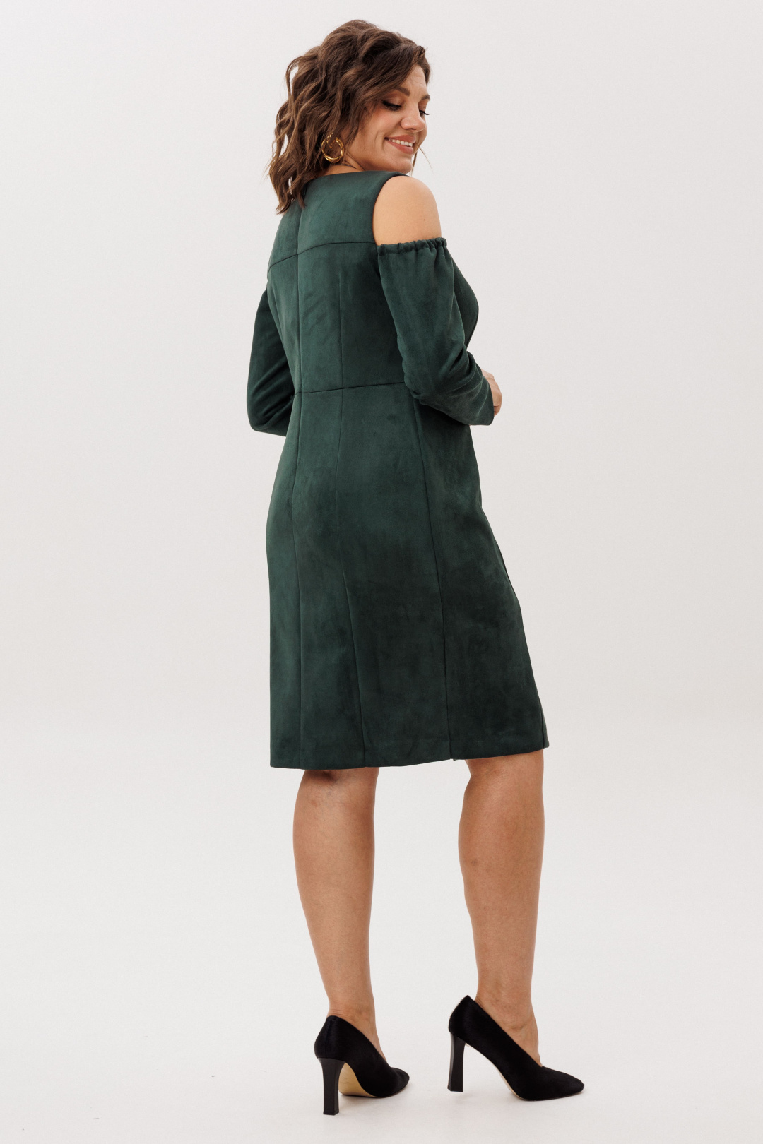 Платье ANELLI LAUREL 1757 мягенький мох - фото 4