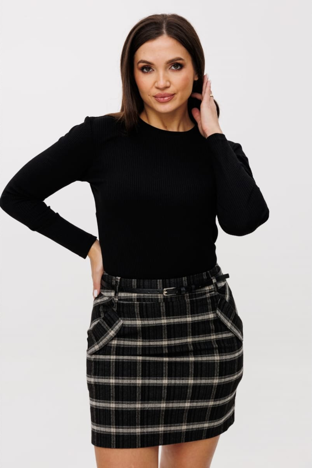 Джемпер ANELLI LAUREL 1770 крыло ворона - фото 6