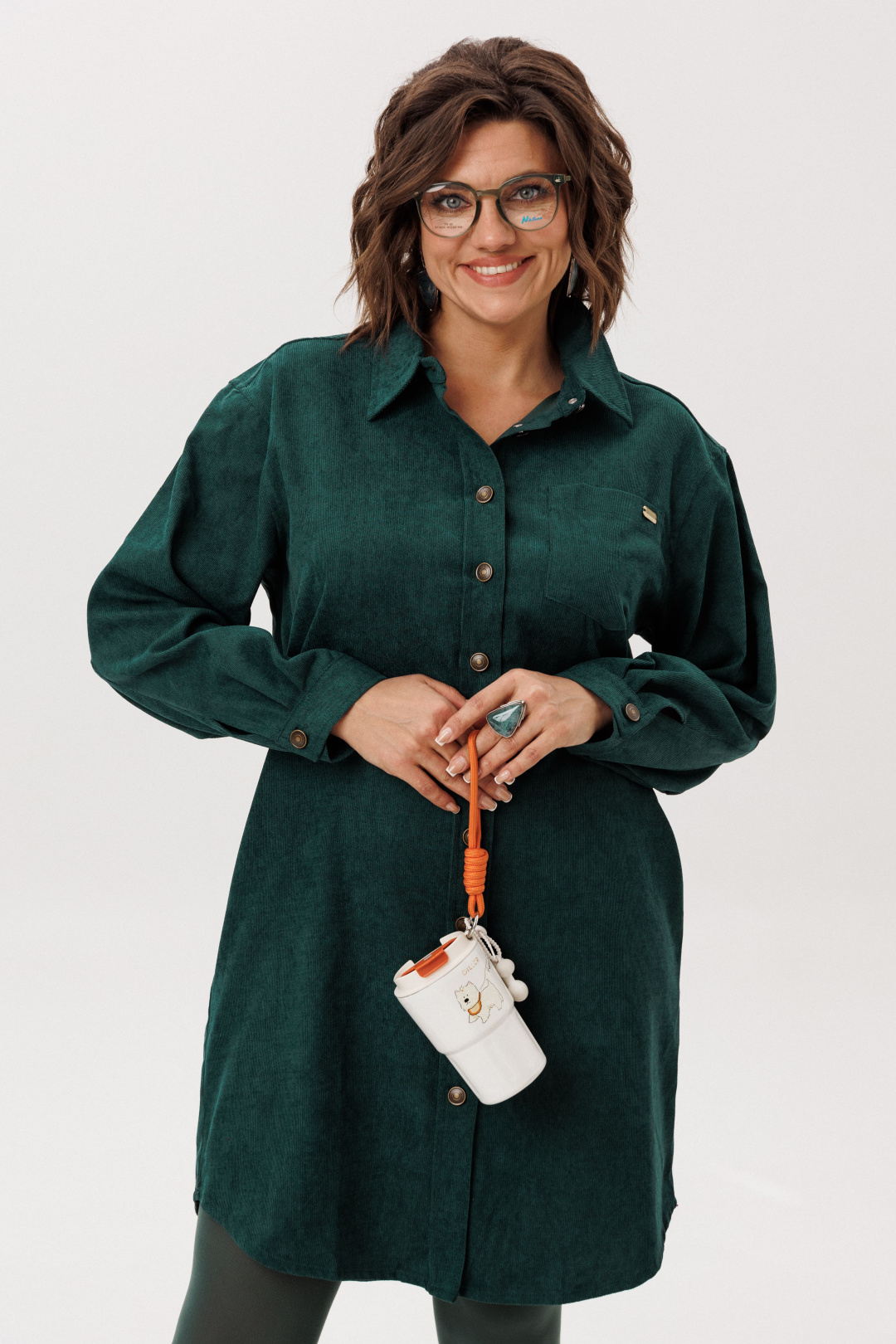 Платье ANELLI LAUREL 1771 изумрудная мягкость - фото 2