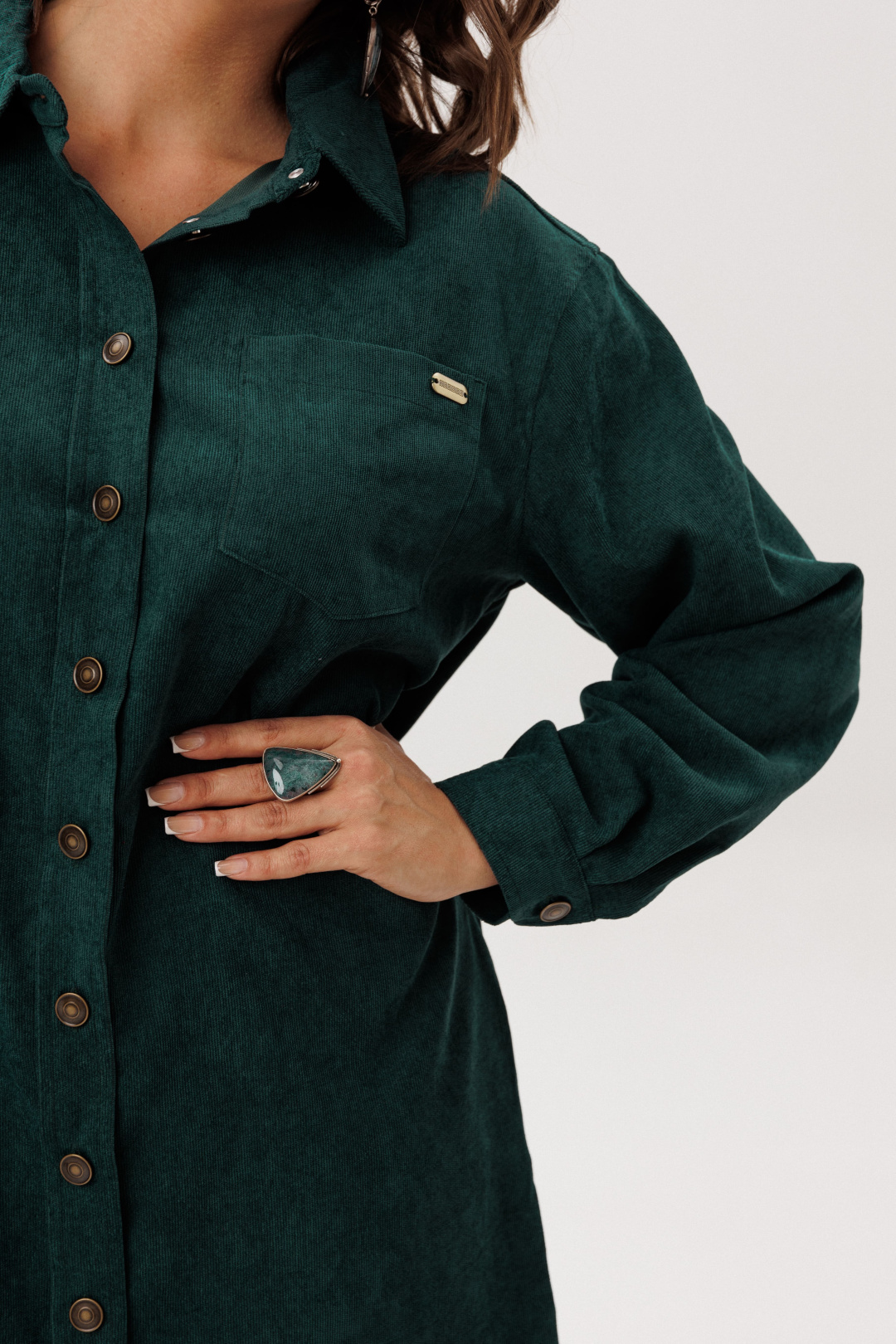 Платье ANELLI LAUREL 1771 изумрудная мягкость - фото 5