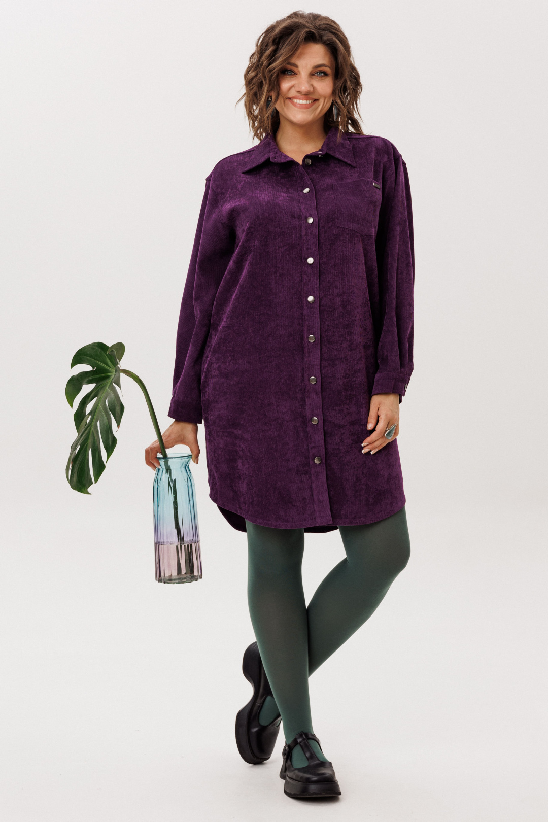 Платье ANELLI LAUREL 1771 сливовая безмятежность