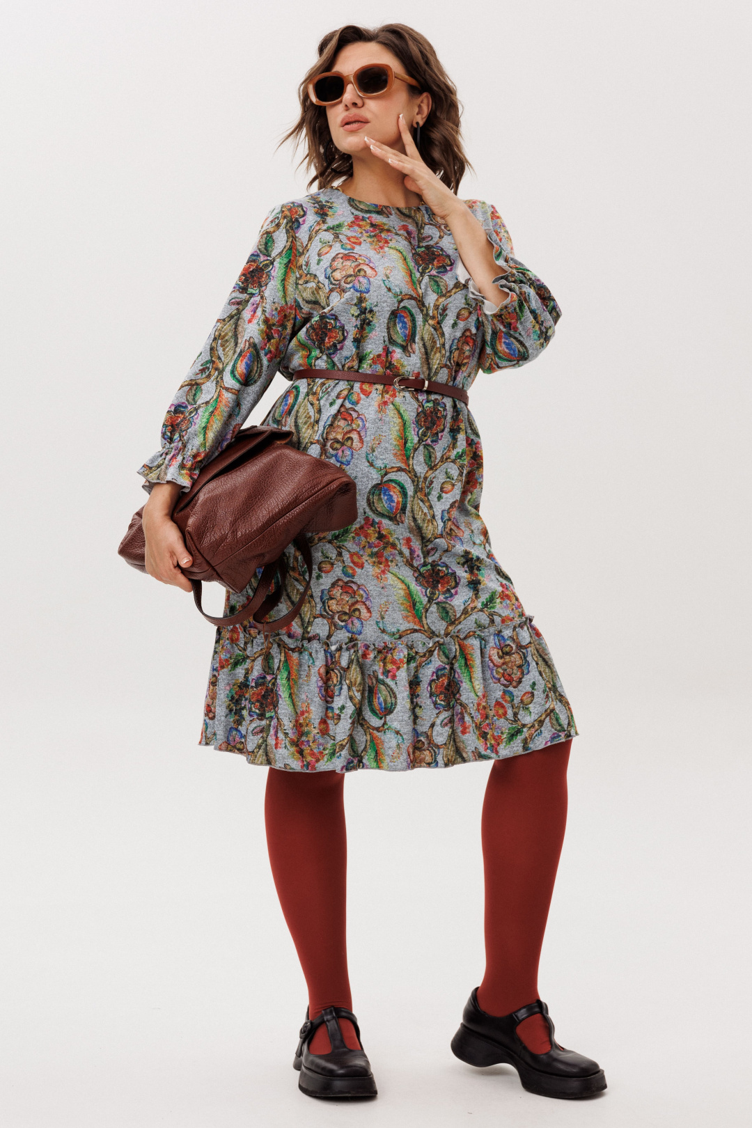 Платье ANELLI LAUREL 1775 экзотический серый - фото 3