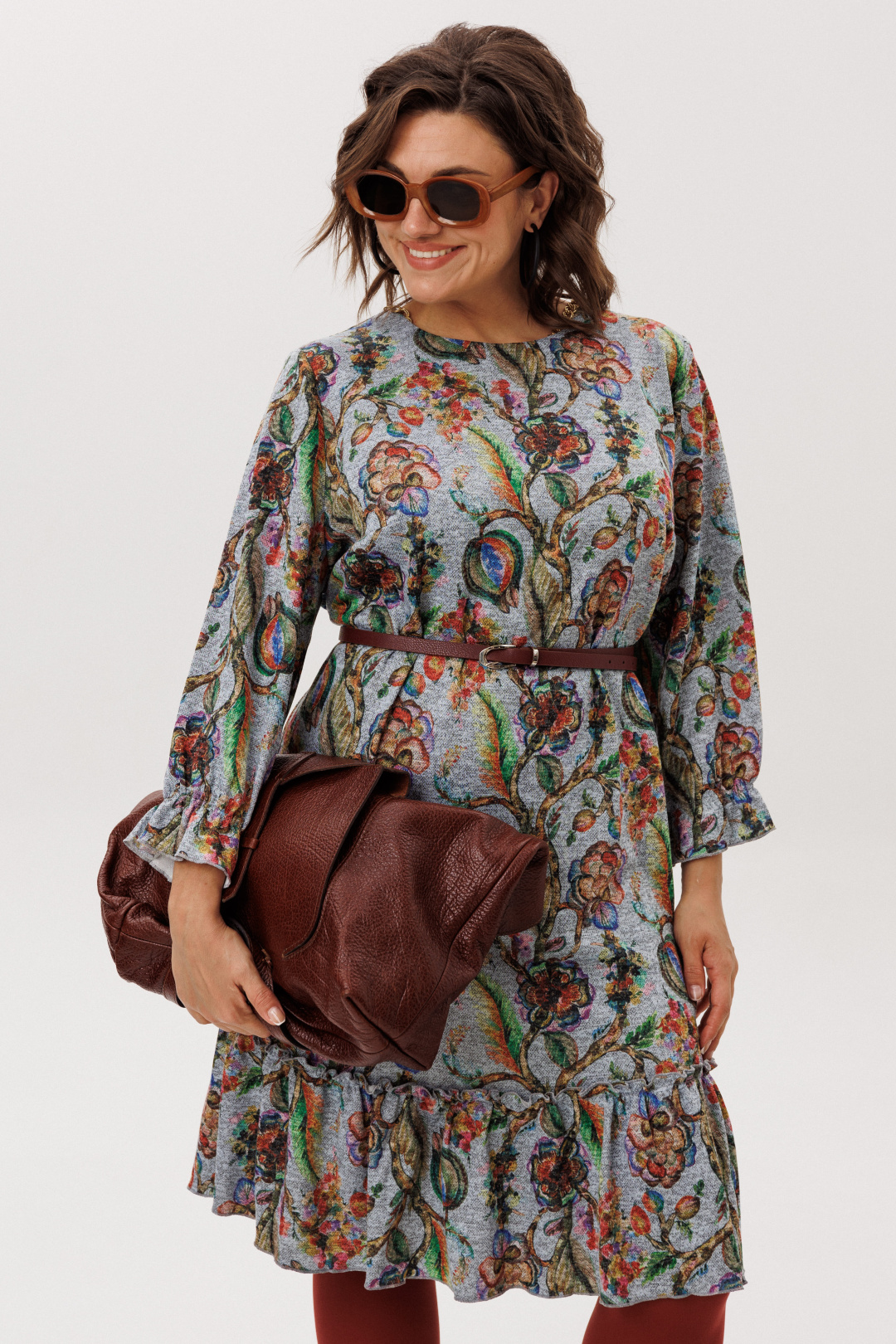 Платье ANELLI LAUREL 1775 экзотический серый - фото 4