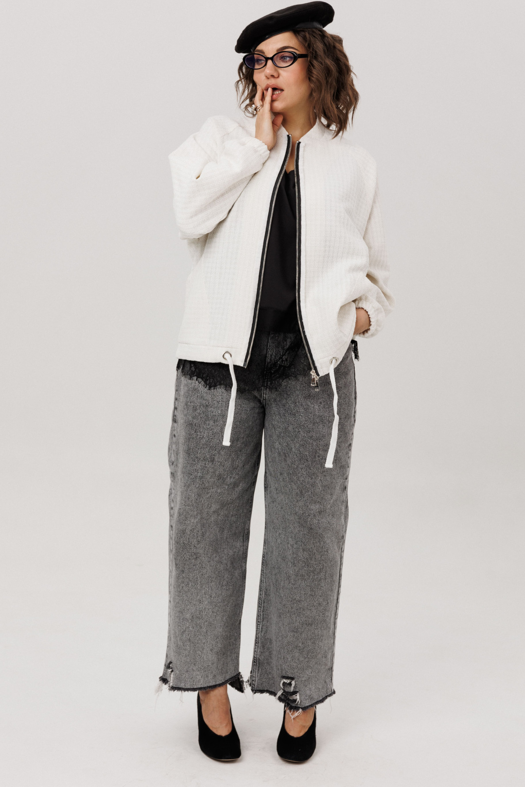 Бомбер ANELLI LAUREL 1778-1 молочный - фото 3