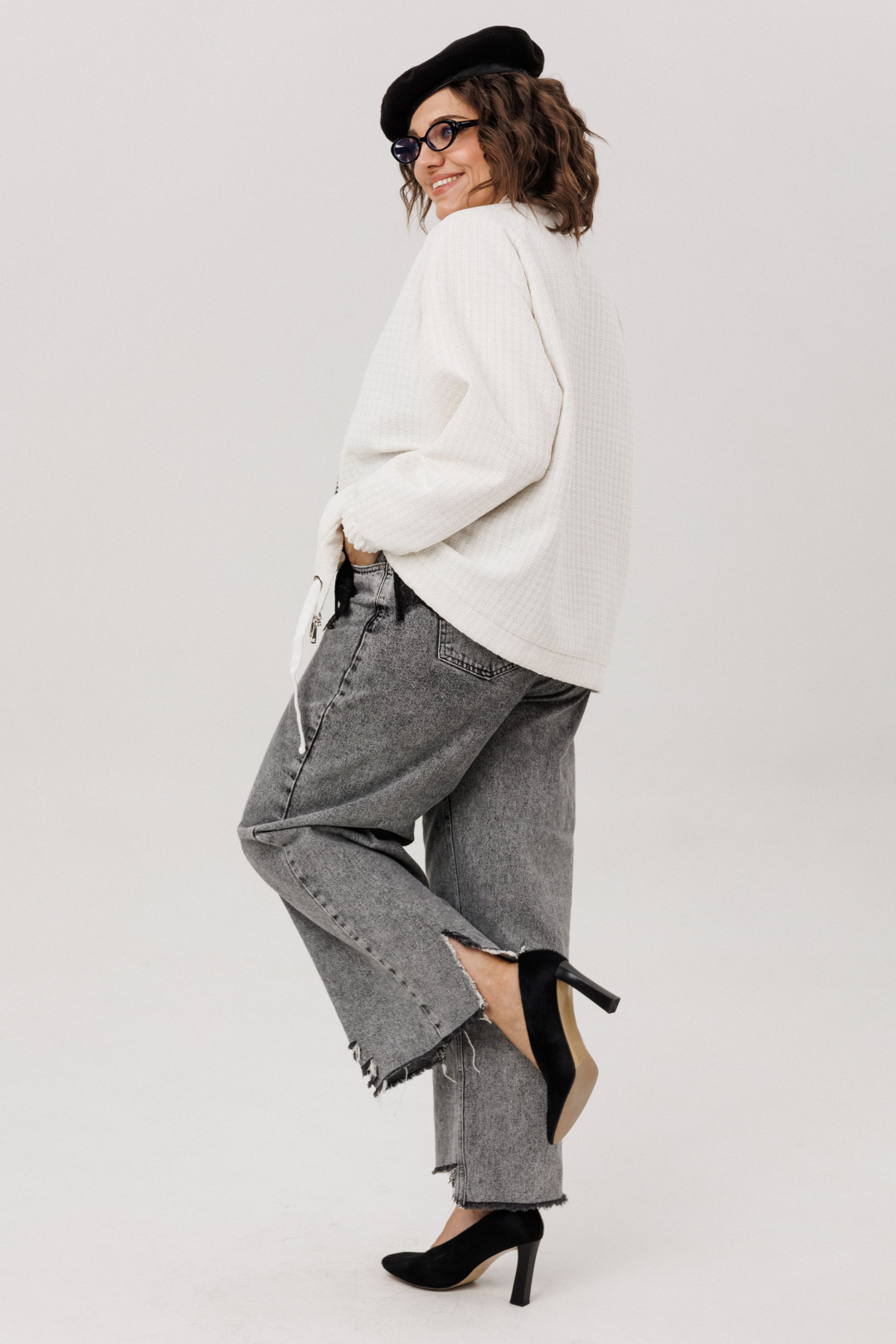 Бомбер ANELLI LAUREL 1778-1 молочный - фото 5