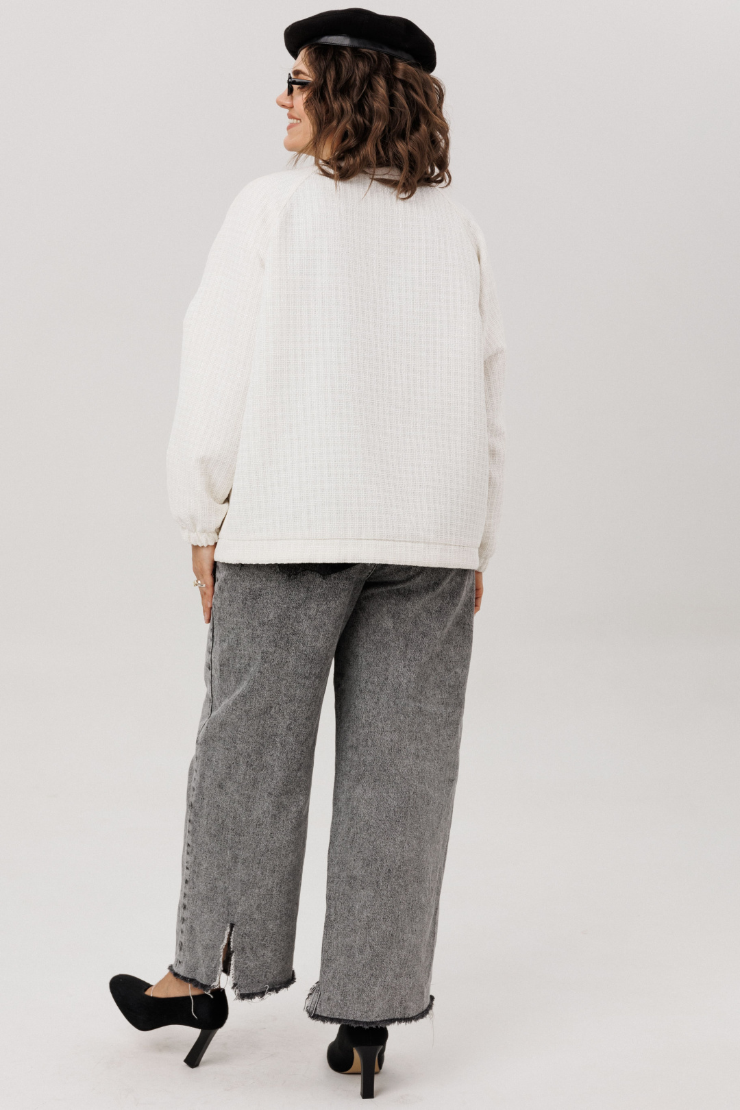 Бомбер ANELLI LAUREL 1778-1 молочный