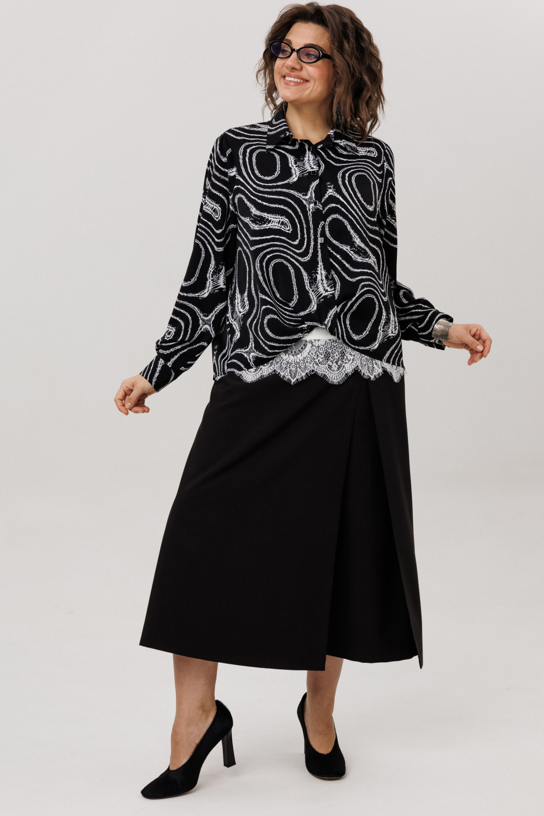 Брюки ANELLI LAUREL 1783 базальтовые - фото 1