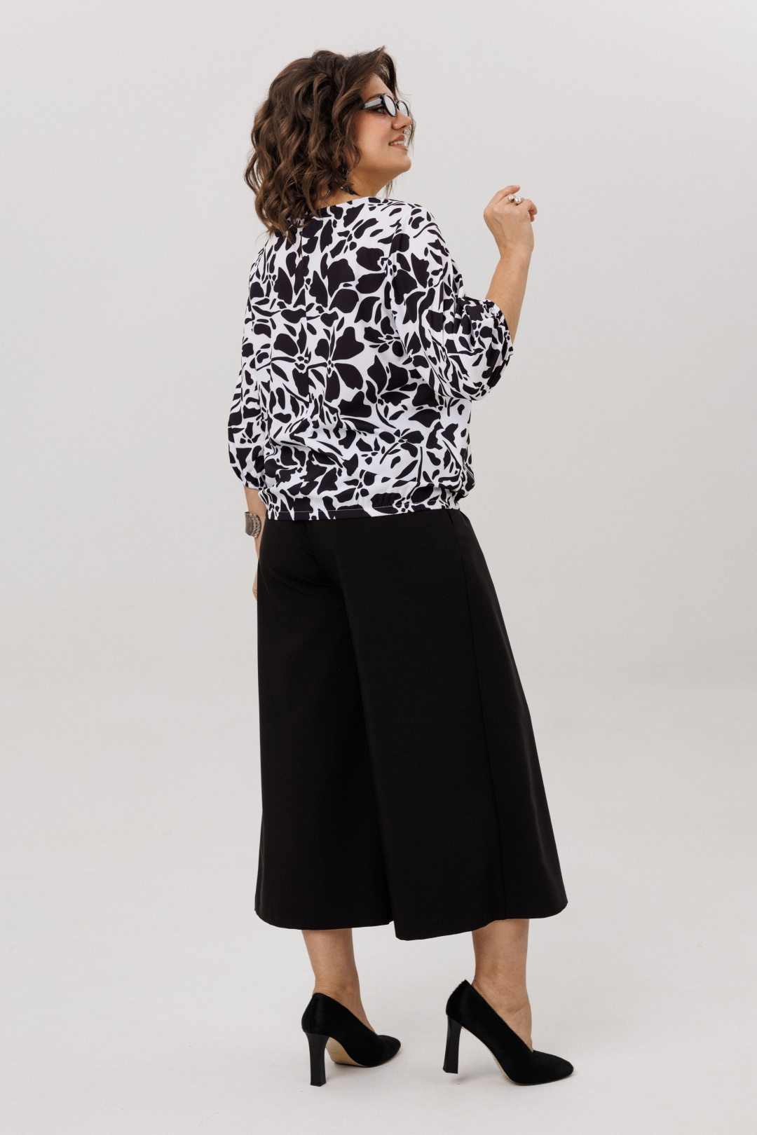 Брюки ANELLI LAUREL 1783 базальтовые - фото 6