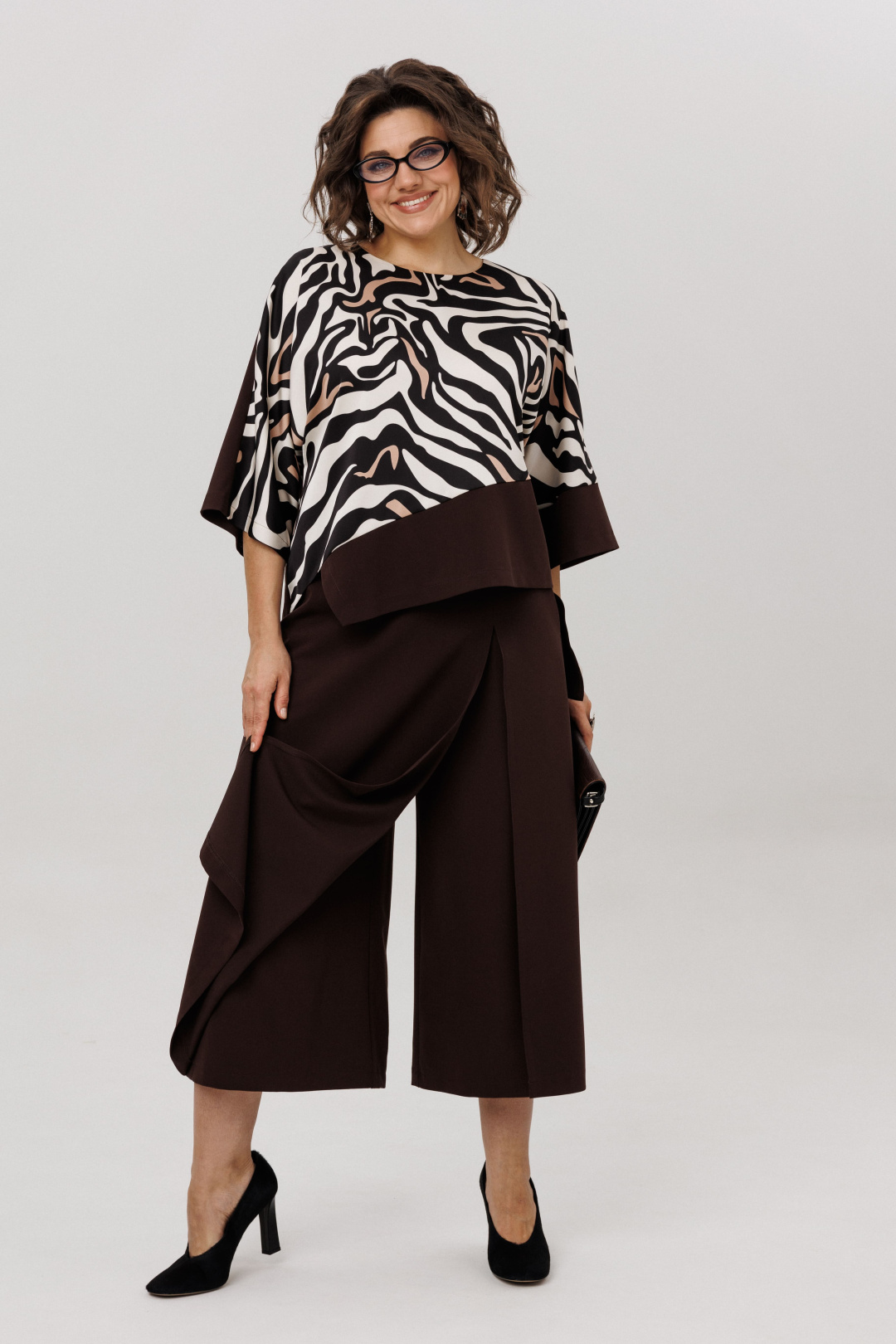 Юбка-кюлоты ANELLI LAUREL 1783 древесные - фото 1