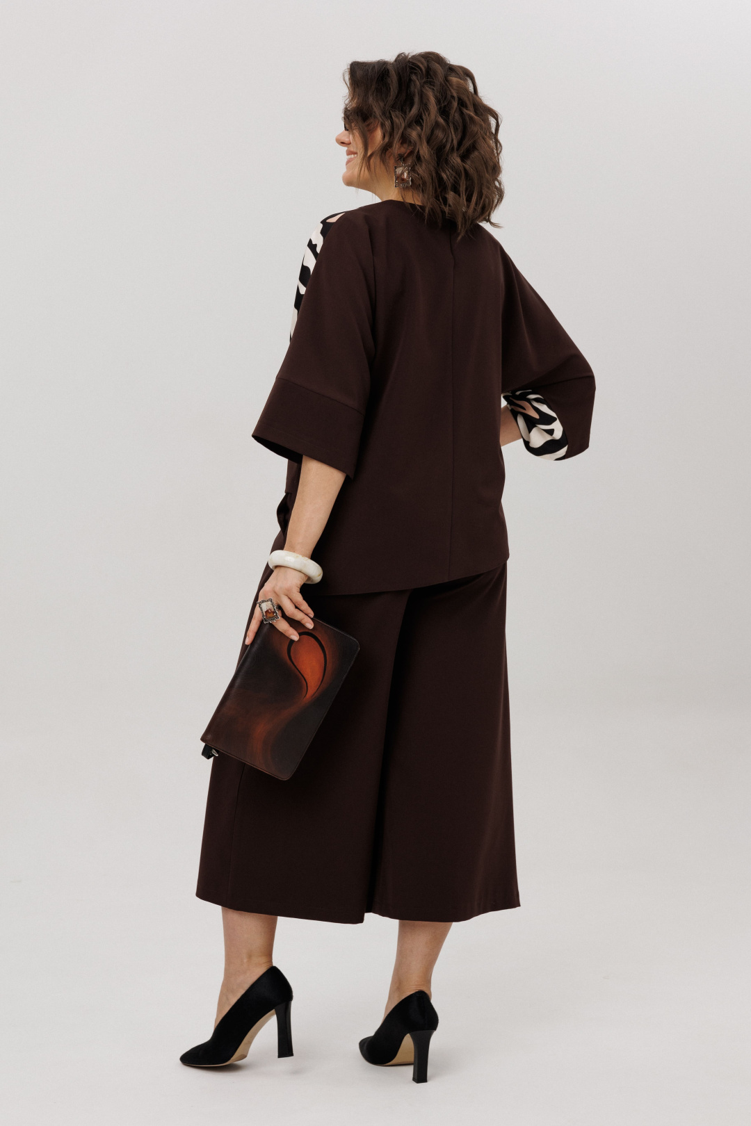 Юбка-кюлоты ANELLI LAUREL 1783 древесные - фото 6