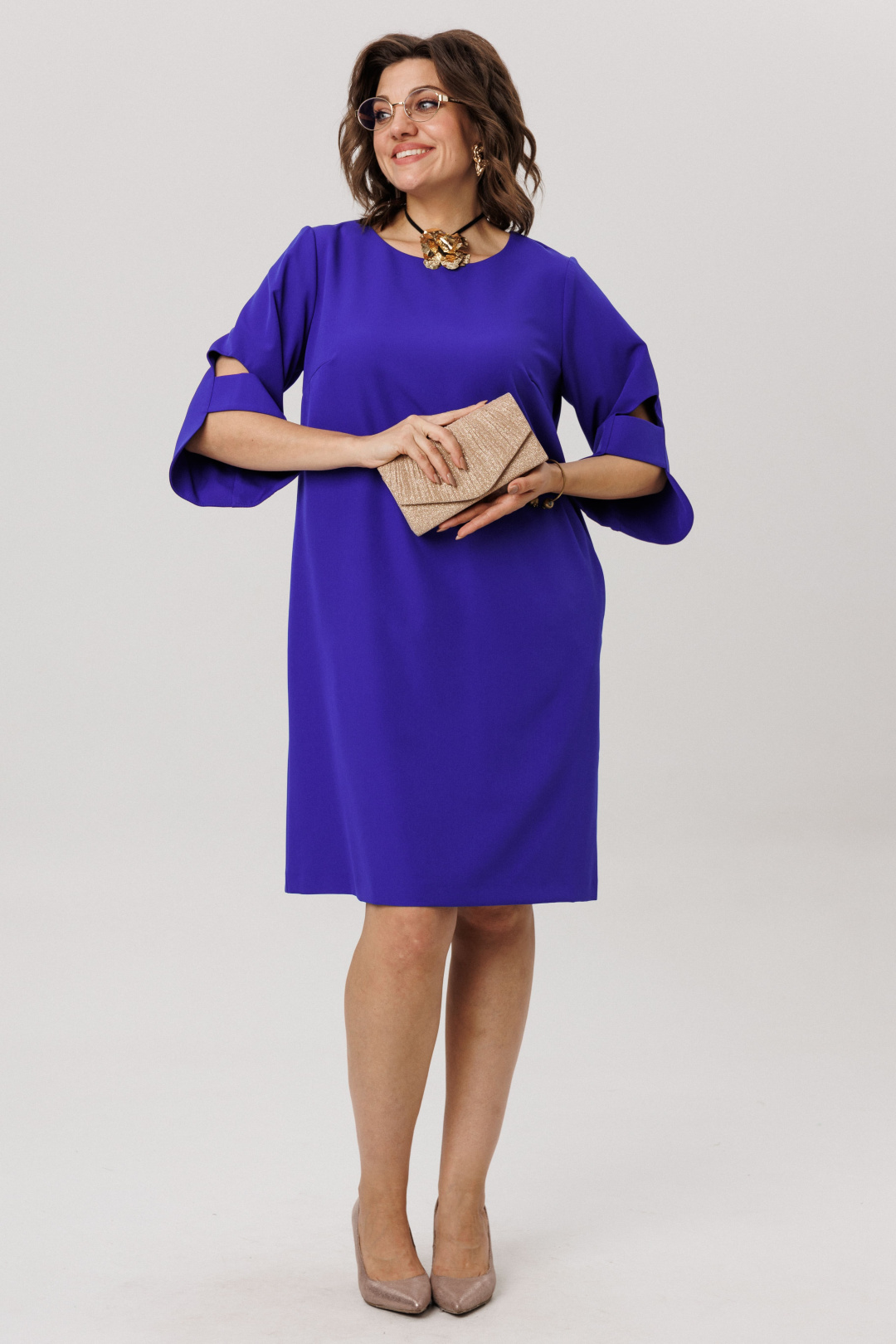 Платье ANELLI LAUREL 1785 васильковый лес - фото 1