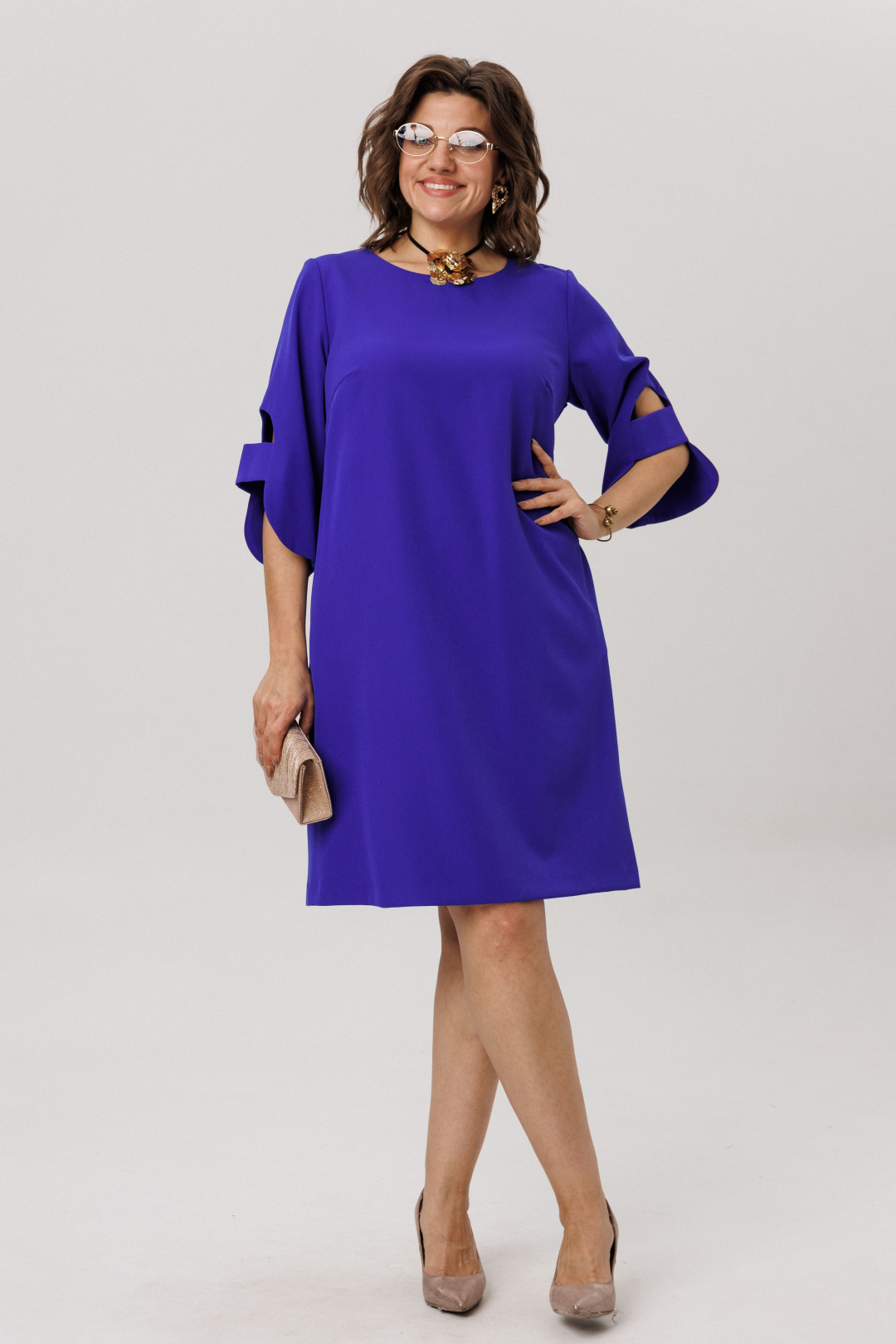 Платье ANELLI LAUREL 1785 васильковый лес - фото 3