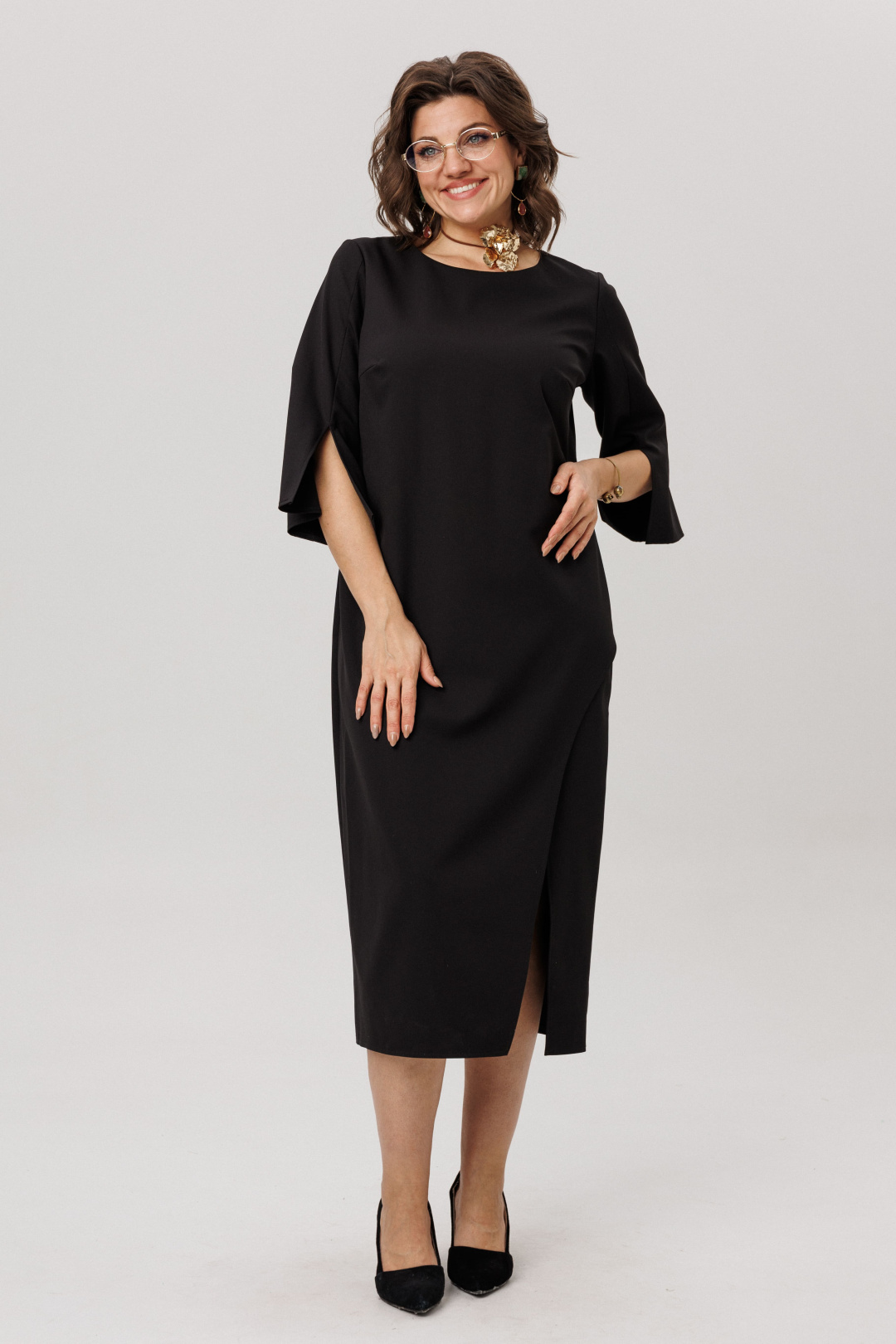 Платье ANELLI LAUREL 1786 черный ангел - фото 5