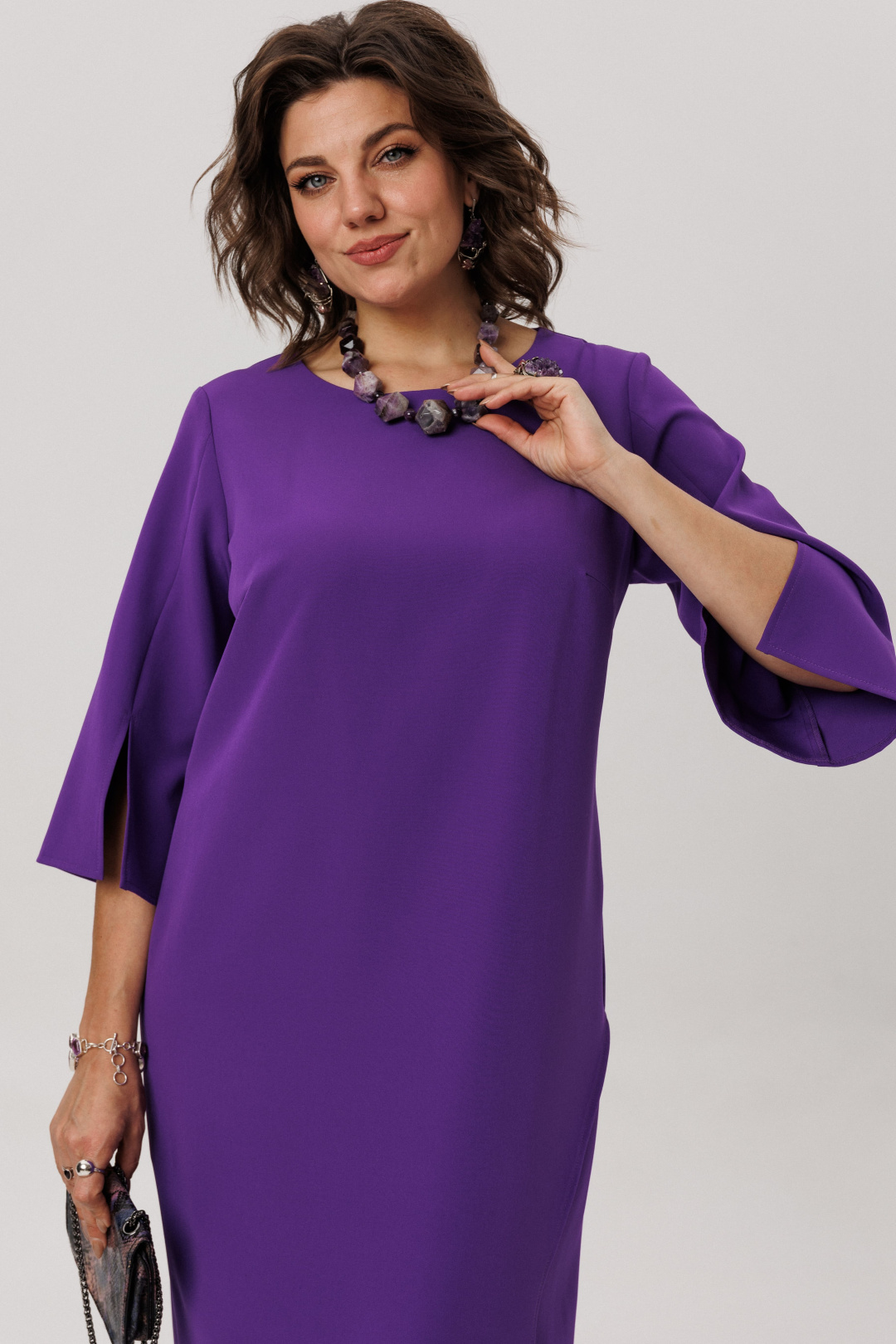 Платье ANELLI LAUREL 1786 фиалковый ангел - фото 2