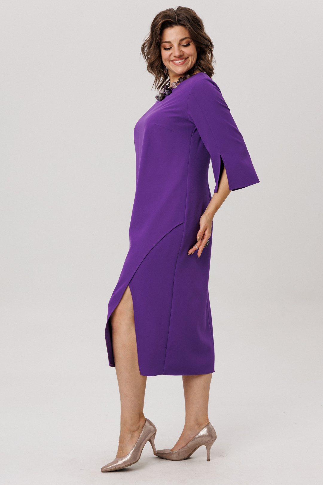 Платье ANELLI LAUREL 1786 фиалковый ангел - фото 3