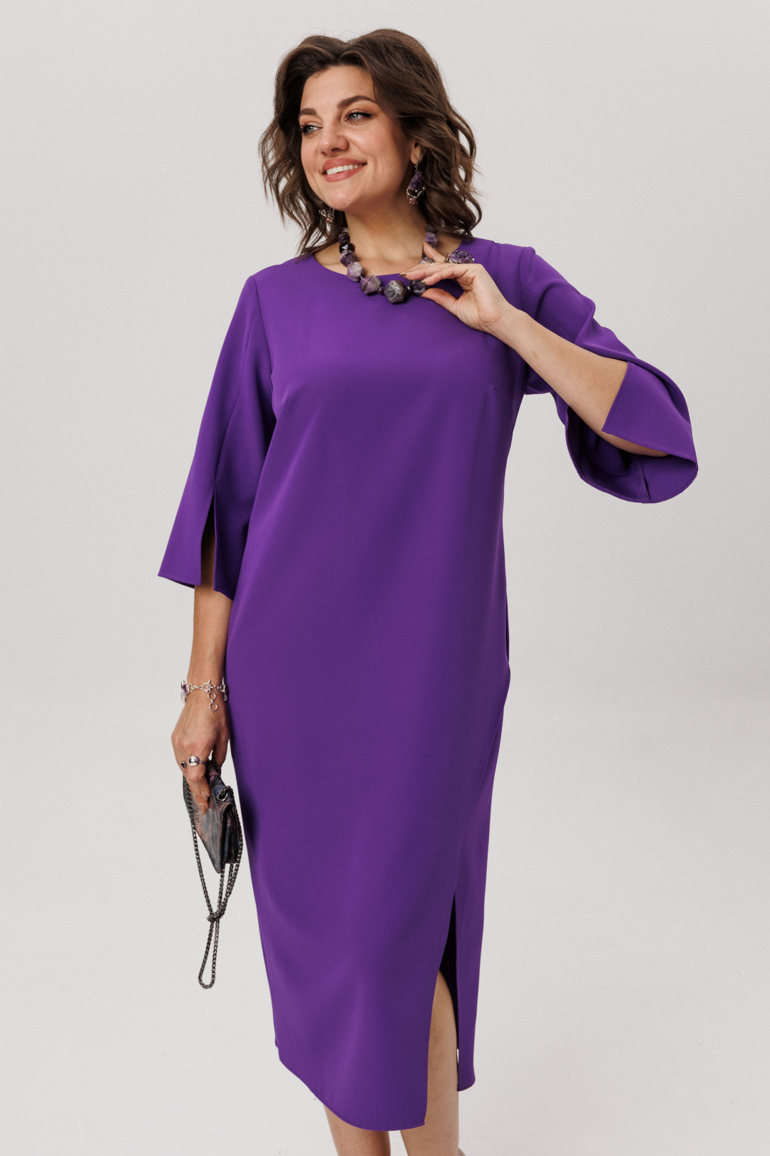 Платье ANELLI LAUREL 1786 фиалковый ангел - фото 4