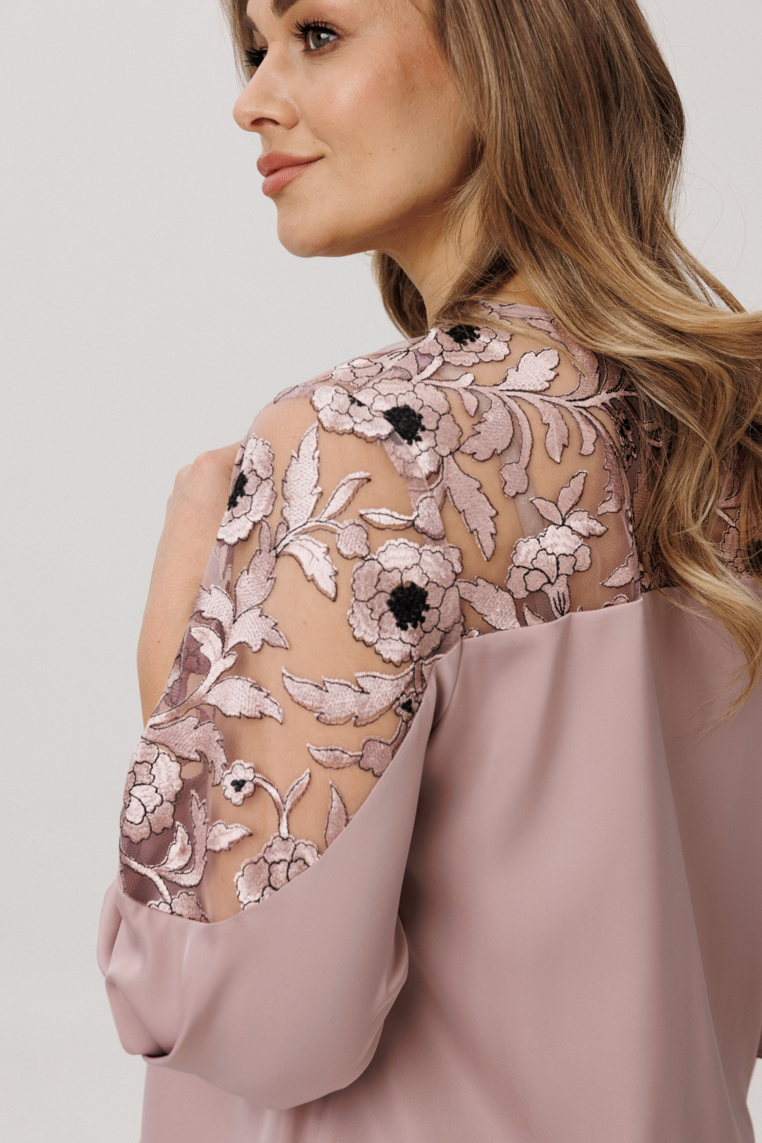 Блузка ANELLI LAUREL 1790-1 пудровый твист - фото 6