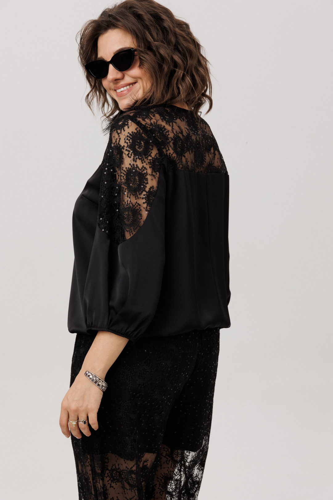 Блузка ANELLI LAUREL 1790 черный бриллиант - фото 5
