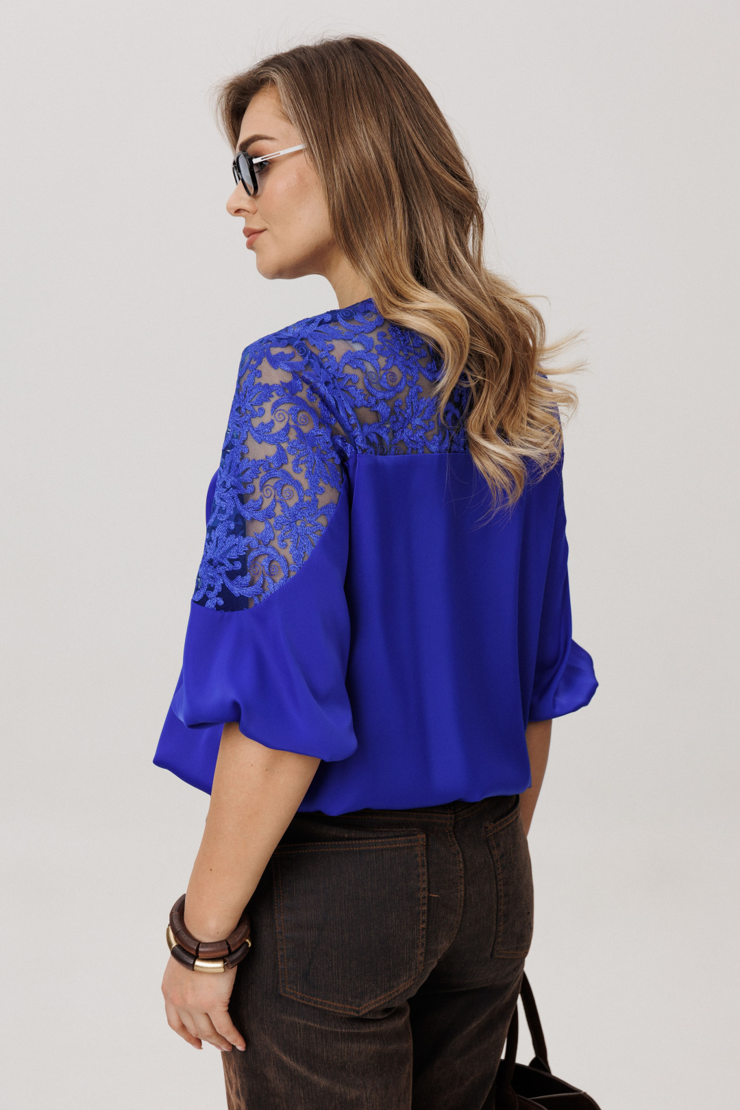 Блузка ANELLI LAUREL 1790 глубокий лазурит