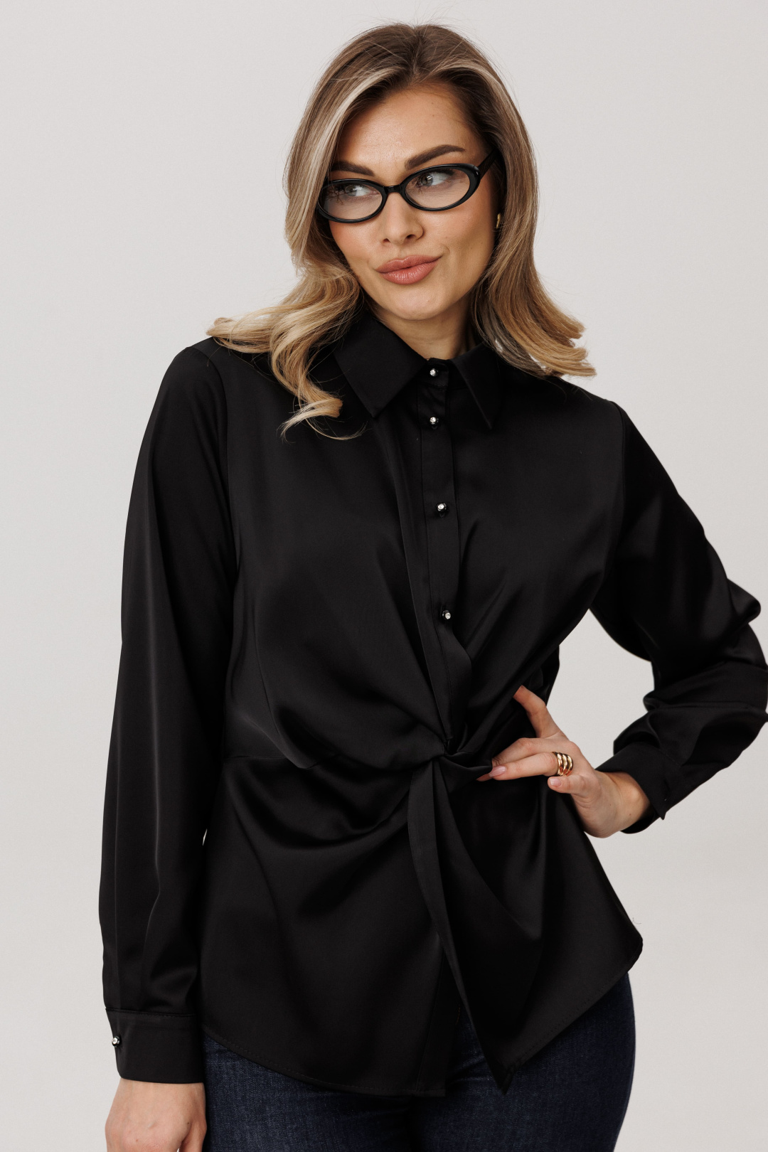 Блузка ANELLI LAUREL 1791 айс американо - фото 1