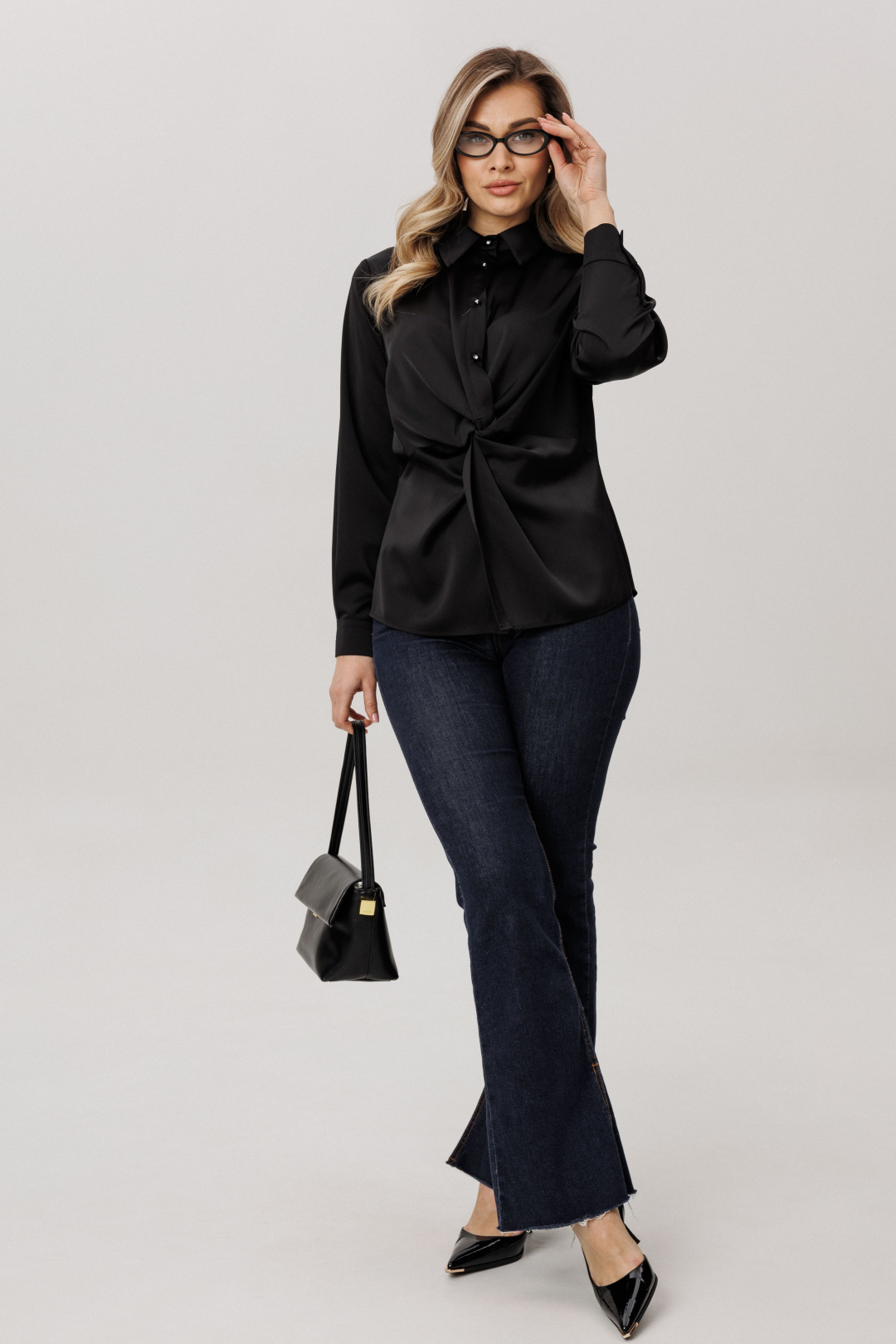 Блузка ANELLI LAUREL 1791 айс американо - фото 5