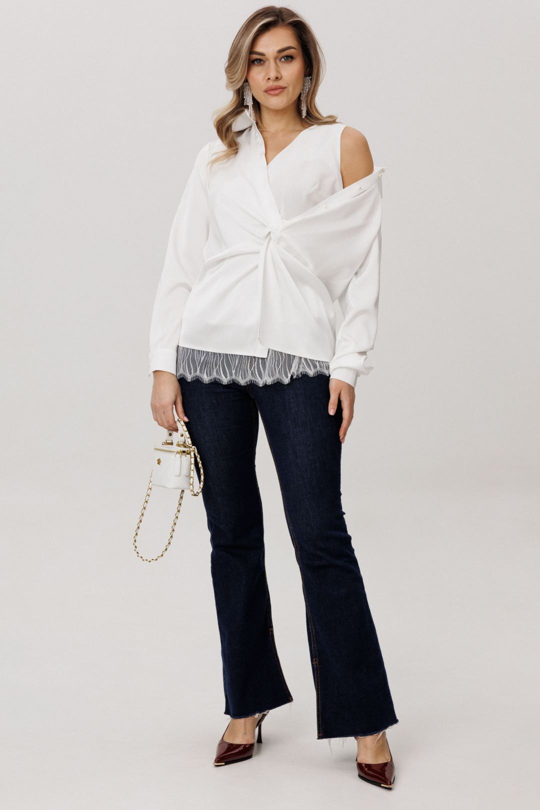 Блузка ANELLI LAUREL 1791 айс бэйби - фото 5