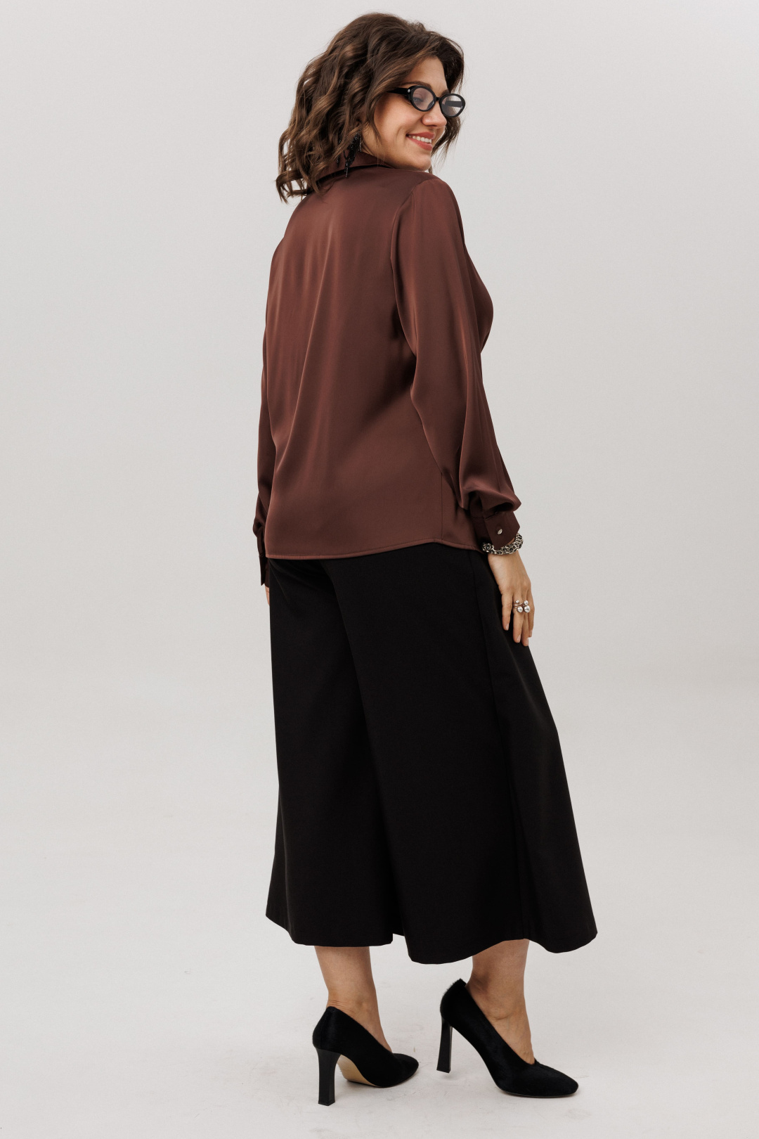 Блузка ANELLI LAUREL 1791 айс брауни - фото 4