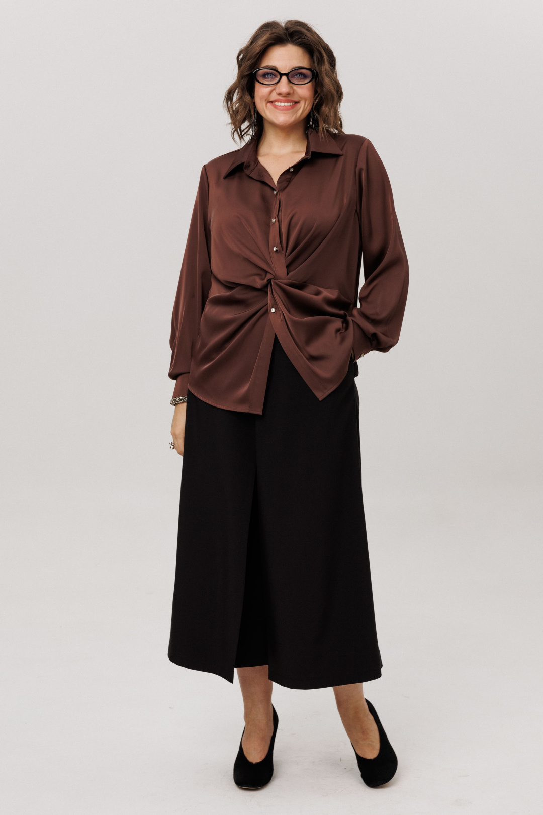 Блузка ANELLI LAUREL 1791 айс брауни