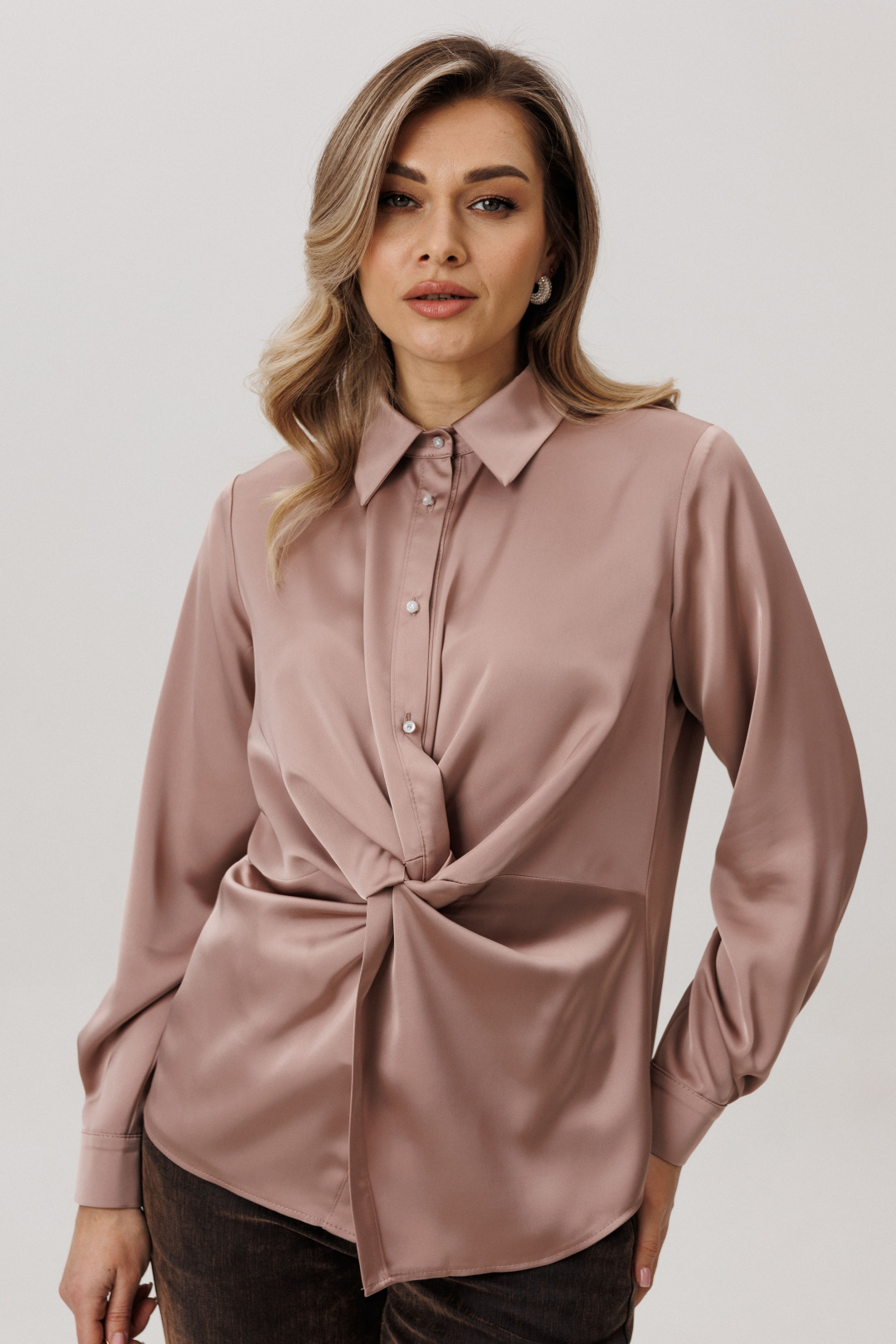 Блузка ANELLI LAUREL 1791 айс карамель - фото 2