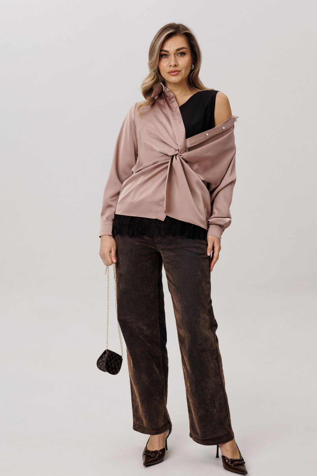 Блузка ANELLI LAUREL 1791 айс карамель - фото 5