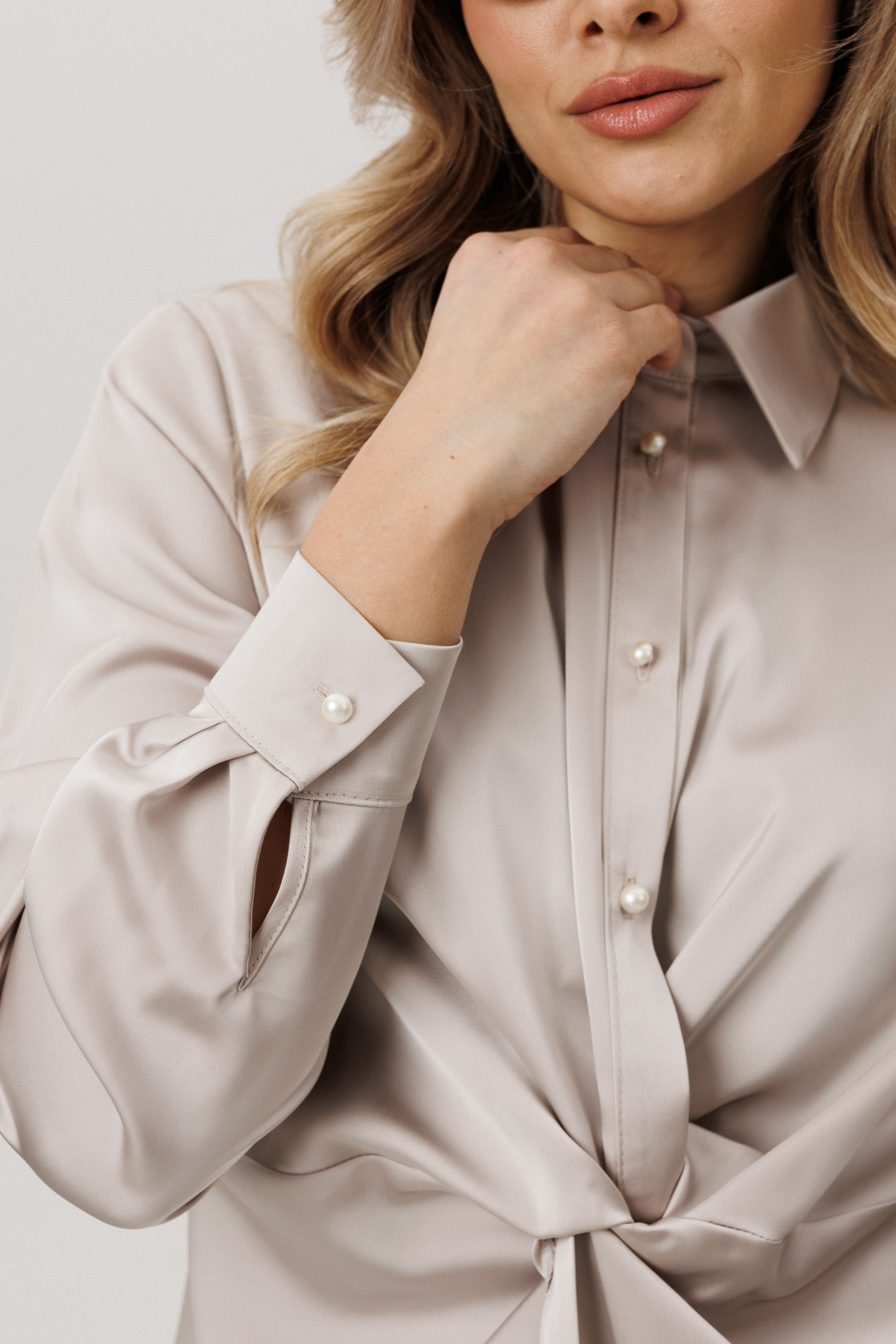 Блузка ANELLI LAUREL 1791 айс латте - фото 5