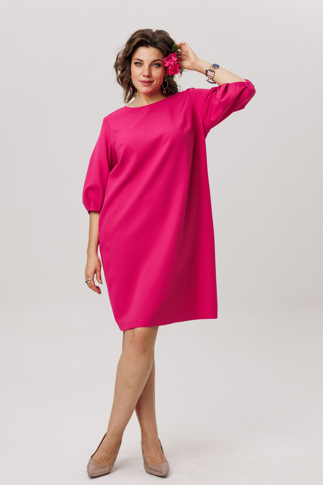 Платье ANELLI LAUREL 1792 лепесток магнолии - фото 1