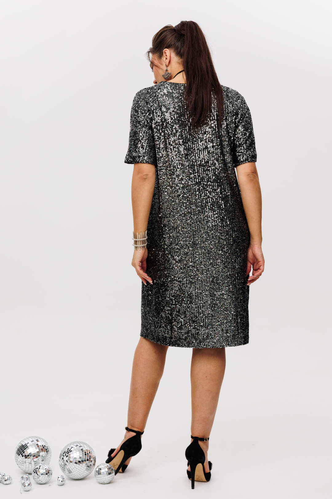 Платье ANELLI LAUREL 1797 плутоний - фото 3