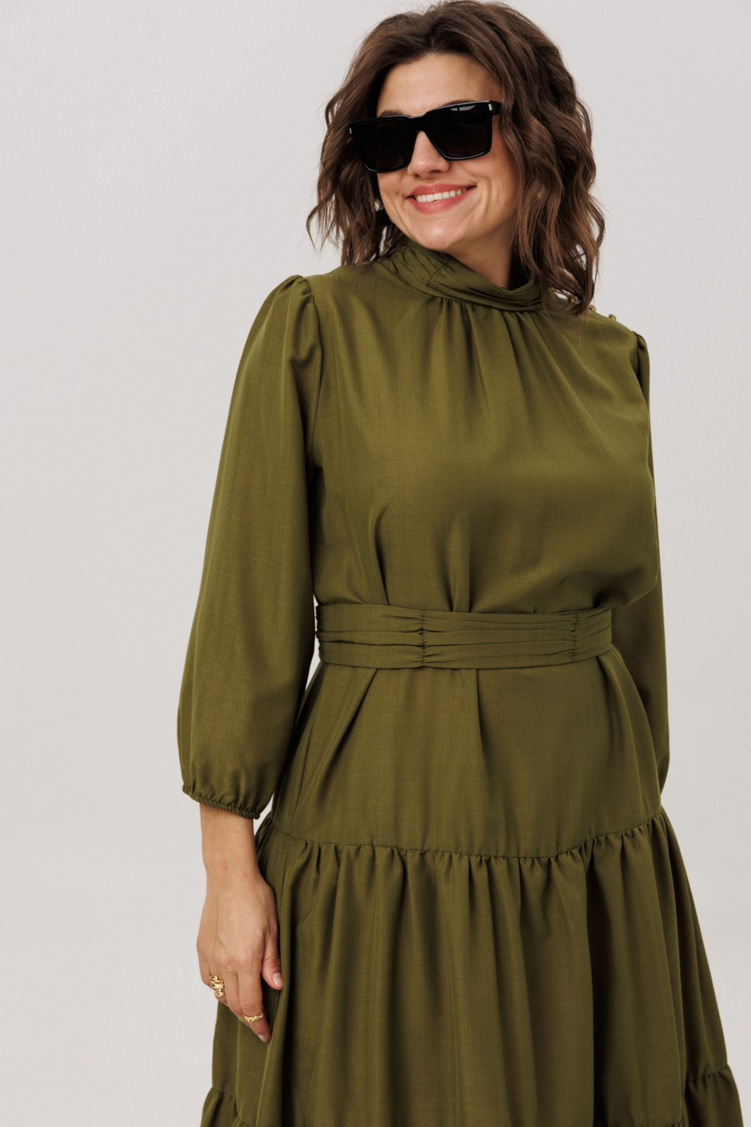 Платье ANELLI LAUREL 1798 испанская оливка