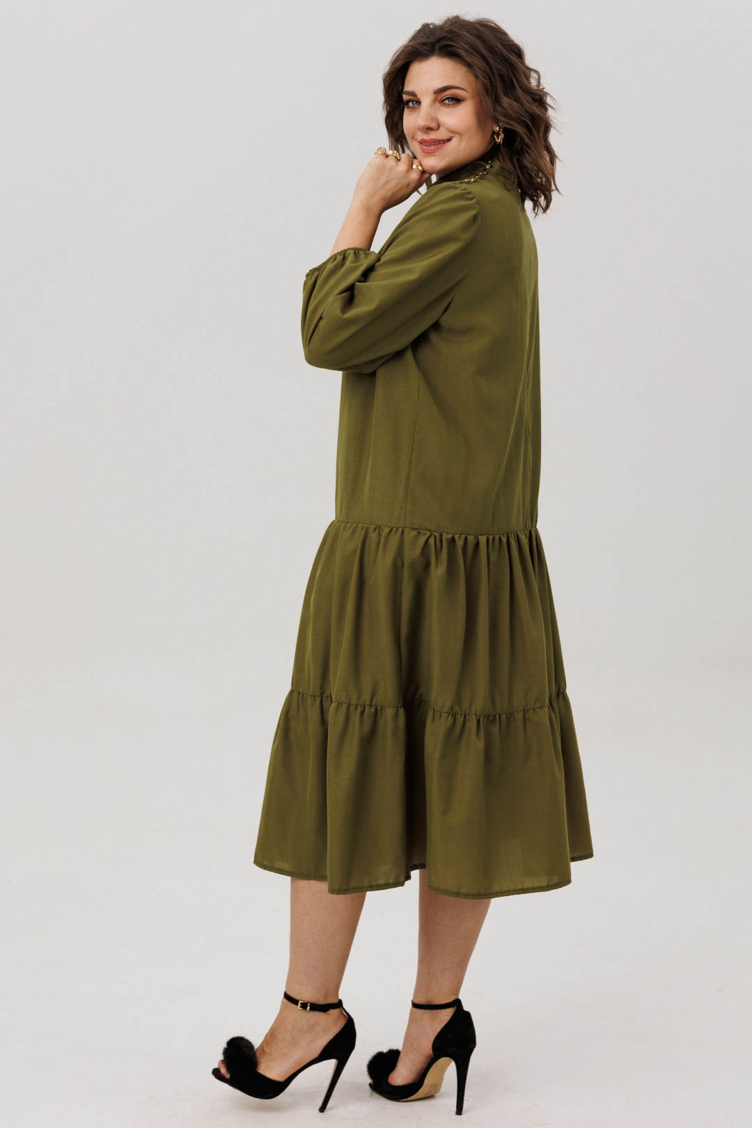 Платье ANELLI LAUREL 1798 испанская оливка