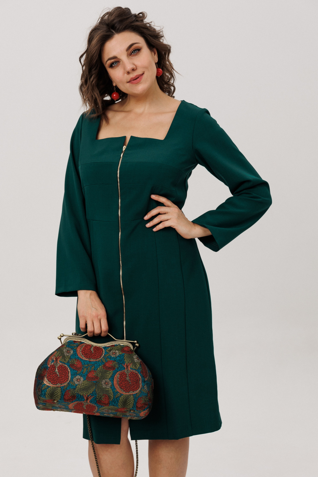 Платье ANELLI LAUREL 1799 изумрудная энигма - фото 2