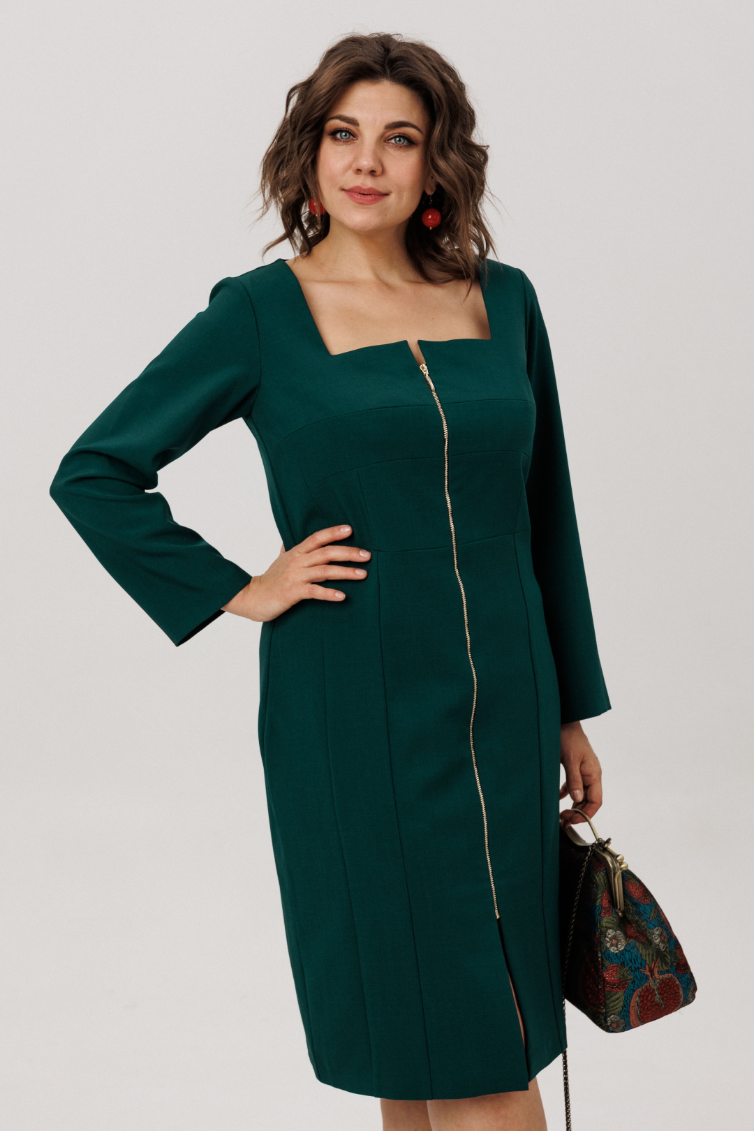 Платье ANELLI LAUREL 1799 изумрудная энигма - фото 1