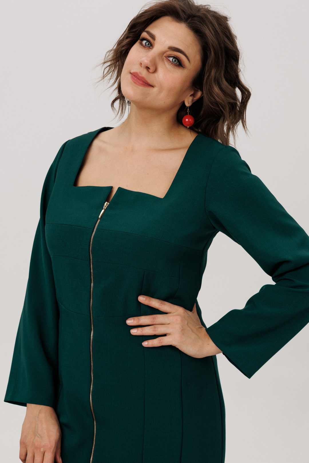 Платье ANELLI LAUREL 1799 изумрудная энигма - фото 3